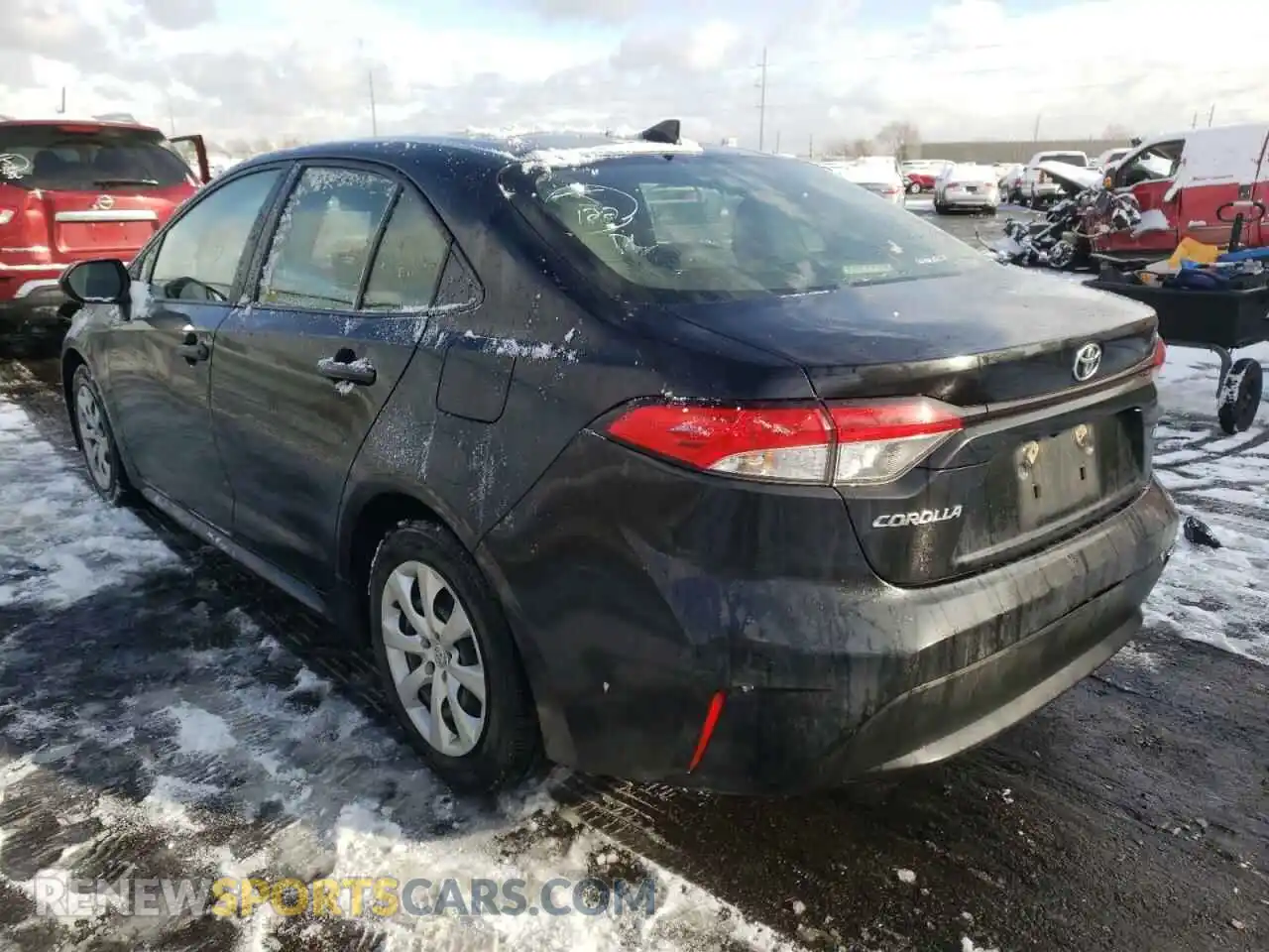 3 Photograph of a damaged car JTDEPRAEXLJ020562 TOYOTA COROLLA 2020