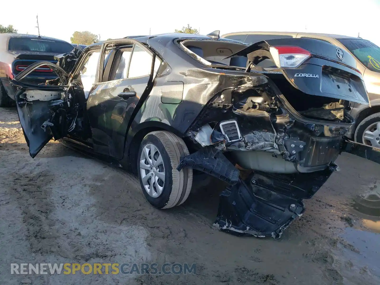 3 Photograph of a damaged car JTDEPRAEXLJ020948 TOYOTA COROLLA 2020