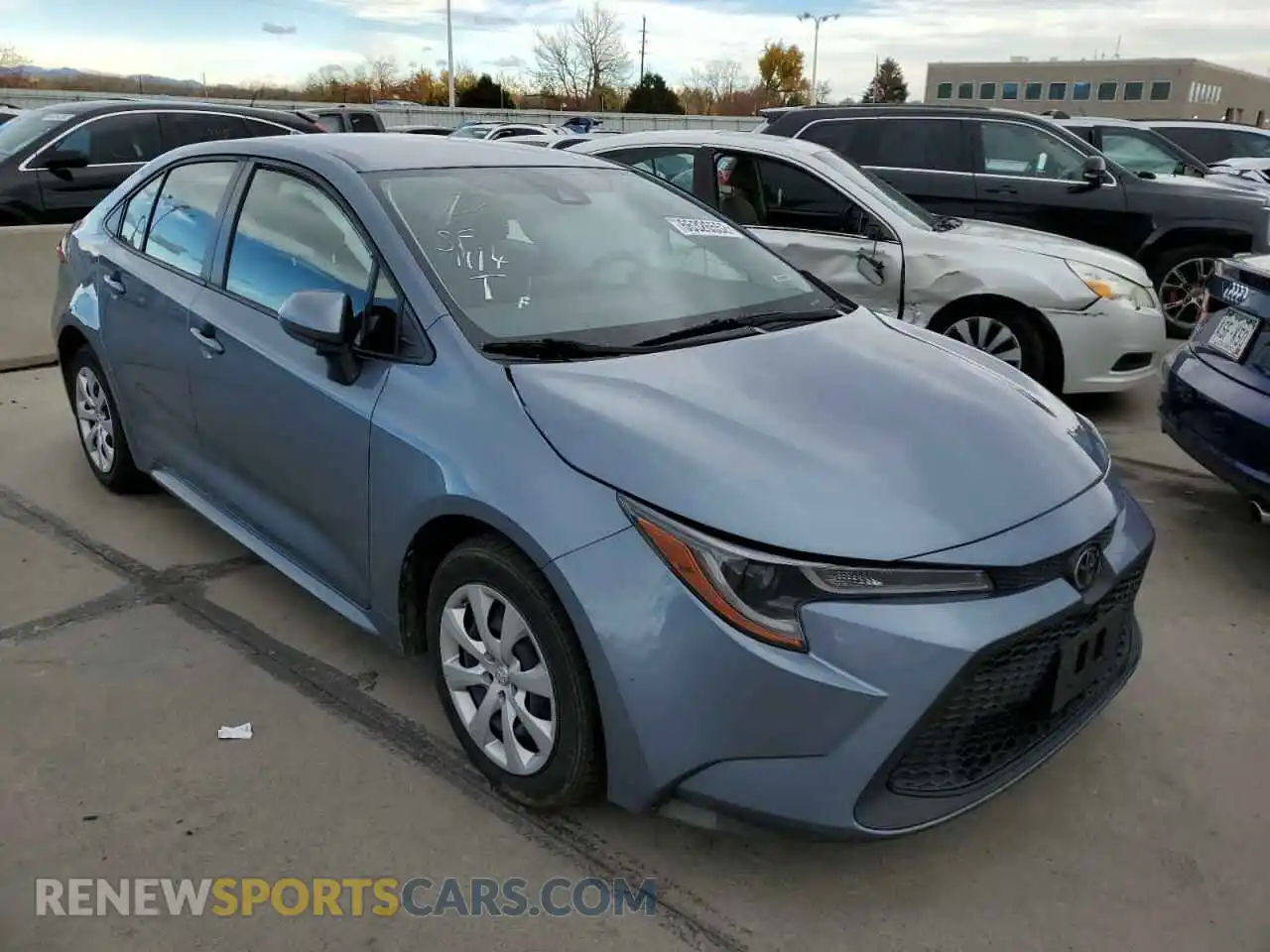 1 fotografías del automóvil dañado JTDEPRAEXLJ020982 TOYOTA COROLLA 2020