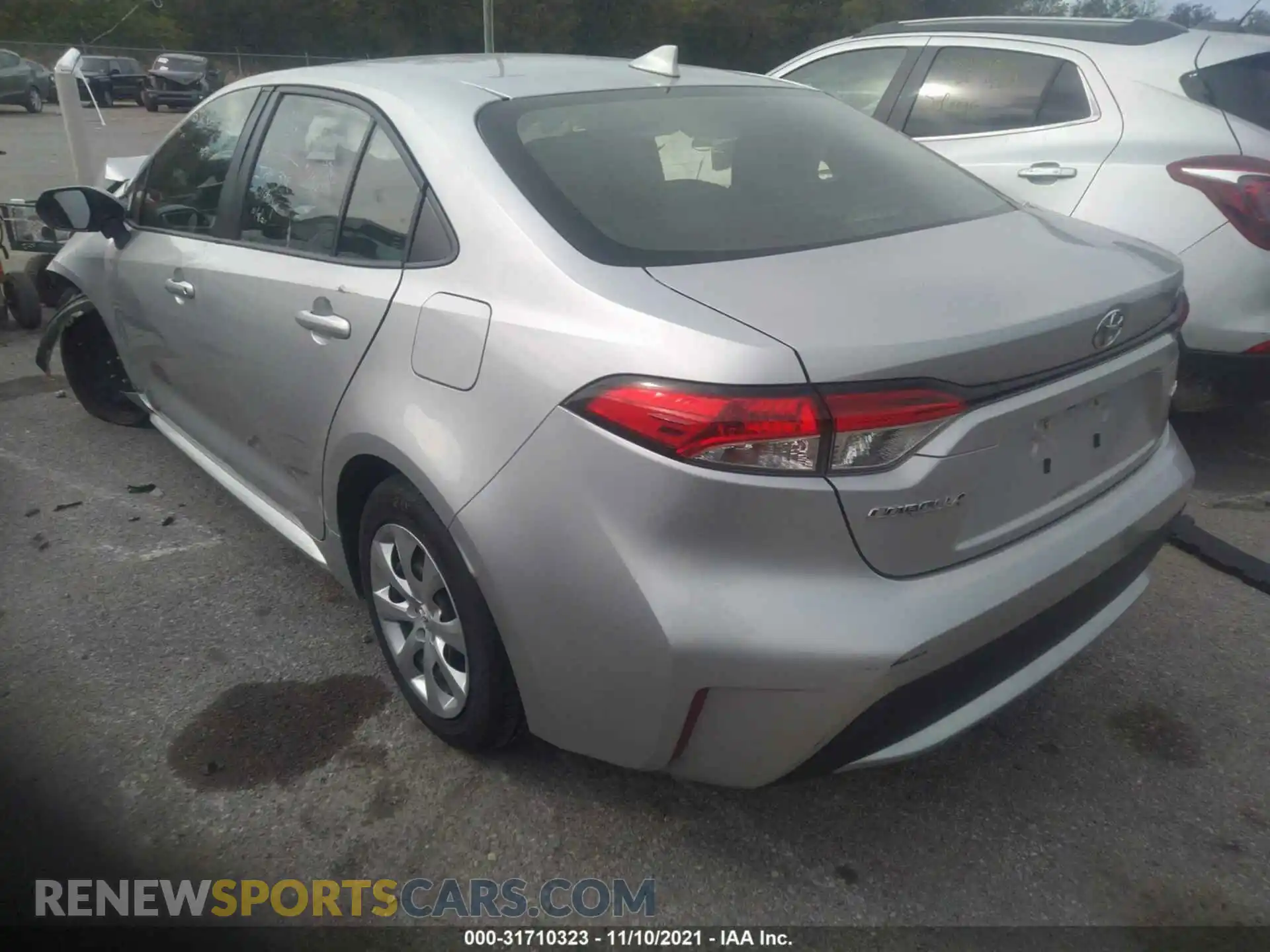 3 Photograph of a damaged car JTDEPRAEXLJ021131 TOYOTA COROLLA 2020