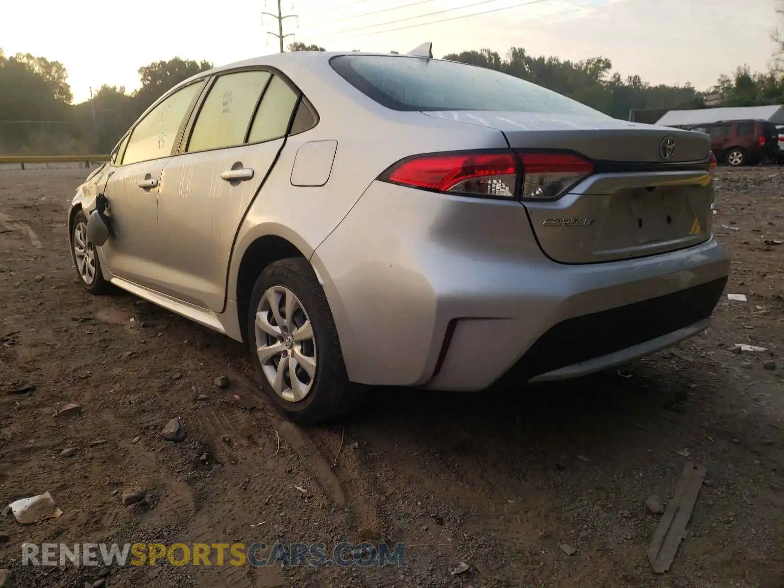 3 Photograph of a damaged car JTDEPRAEXLJ021288 TOYOTA COROLLA 2020