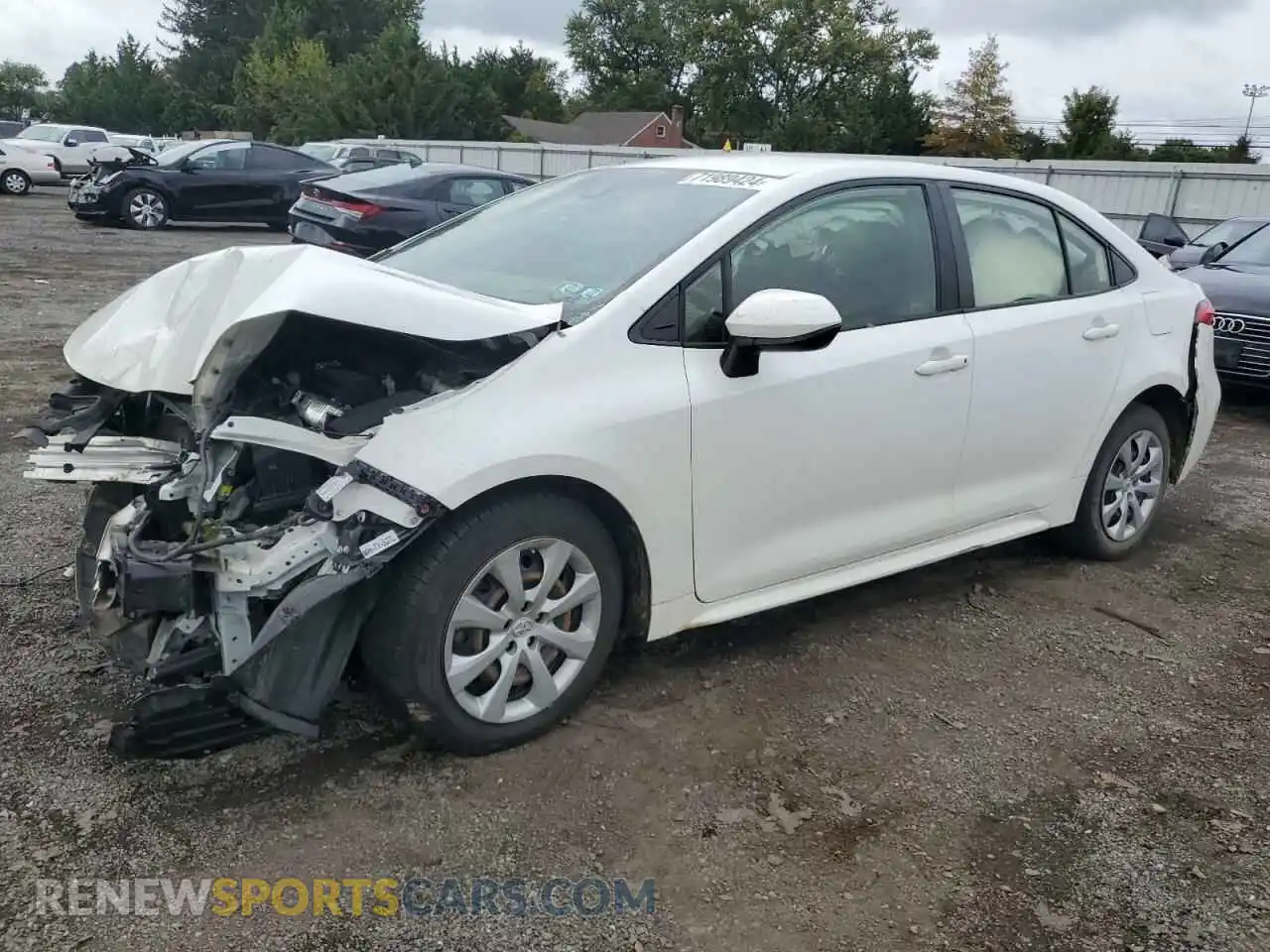 1 Photograph of a damaged car JTDEPRAEXLJ022246 TOYOTA COROLLA 2020