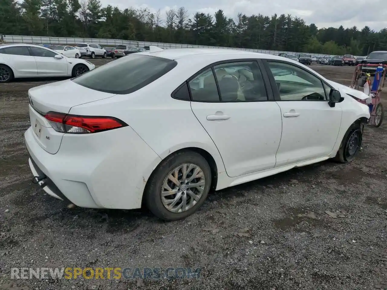 3 Photograph of a damaged car JTDEPRAEXLJ022246 TOYOTA COROLLA 2020