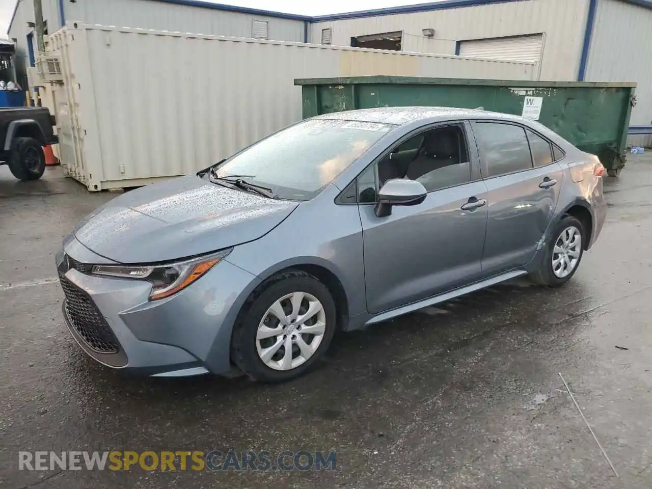 1 Photograph of a damaged car JTDEPRAEXLJ022540 TOYOTA COROLLA 2020