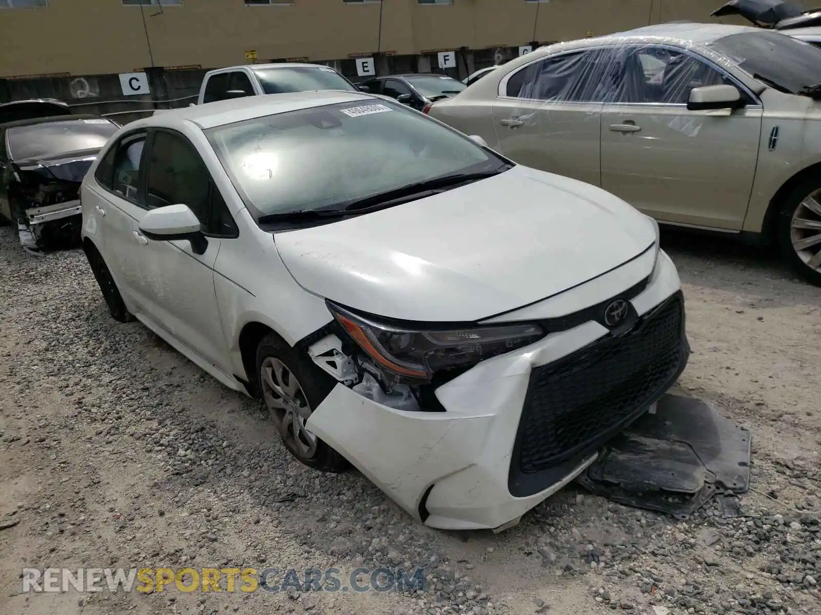 1 fotografías del automóvil dañado JTDEPRAEXLJ022652 TOYOTA COROLLA 2020