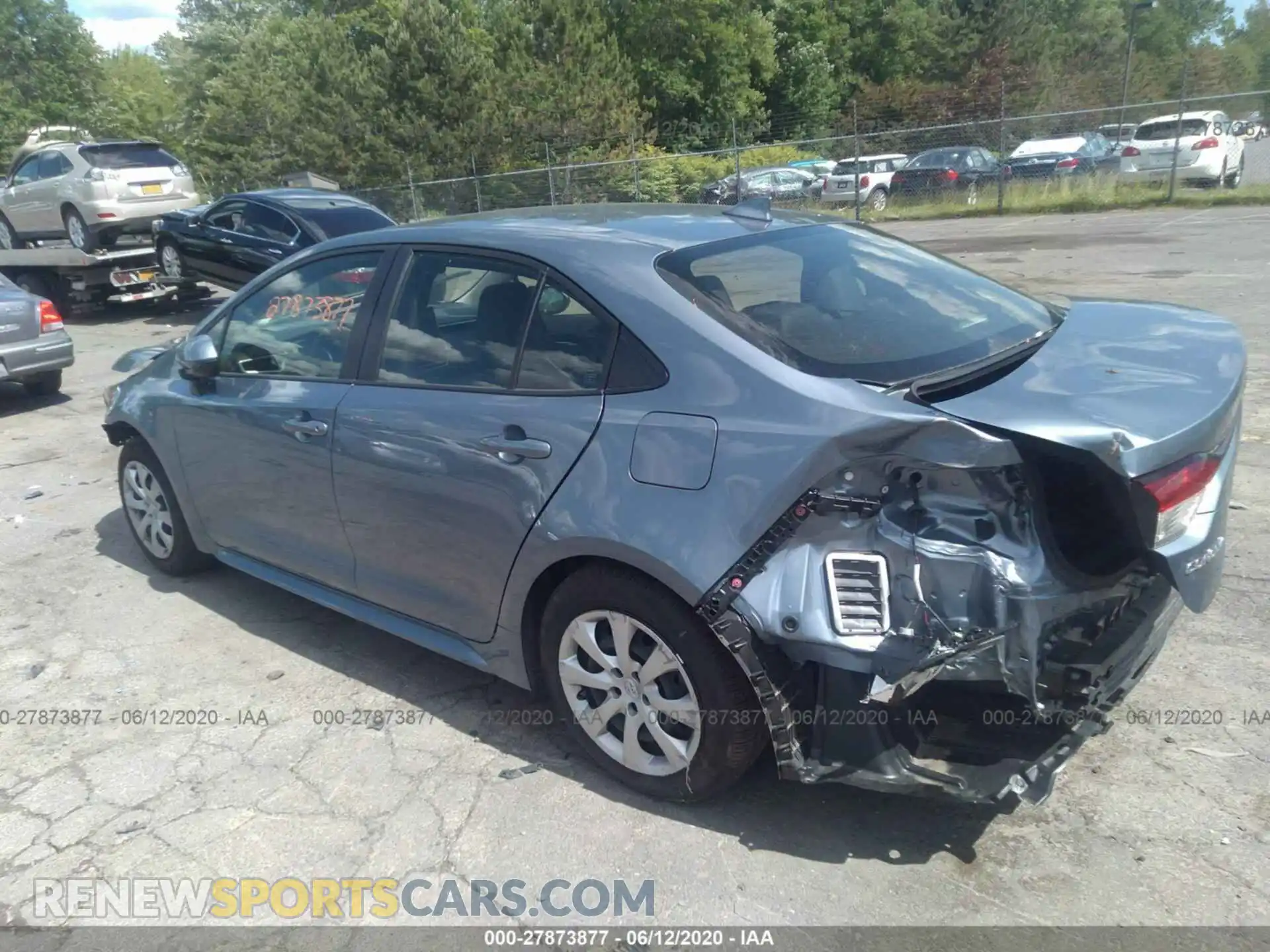 3 Photograph of a damaged car JTDEPRAEXLJ022831 TOYOTA COROLLA 2020
