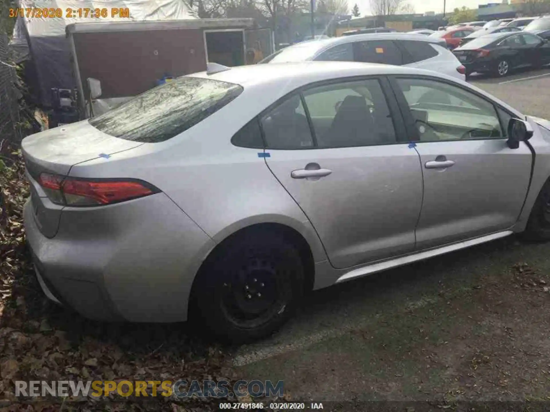 3 Photograph of a damaged car JTDEPRAEXLJ022893 TOYOTA COROLLA 2020
