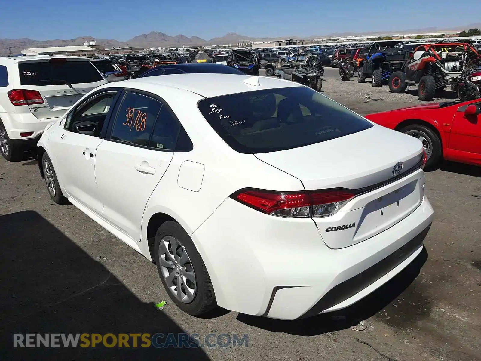 3 Photograph of a damaged car JTDEPRAEXLJ023171 TOYOTA COROLLA 2020