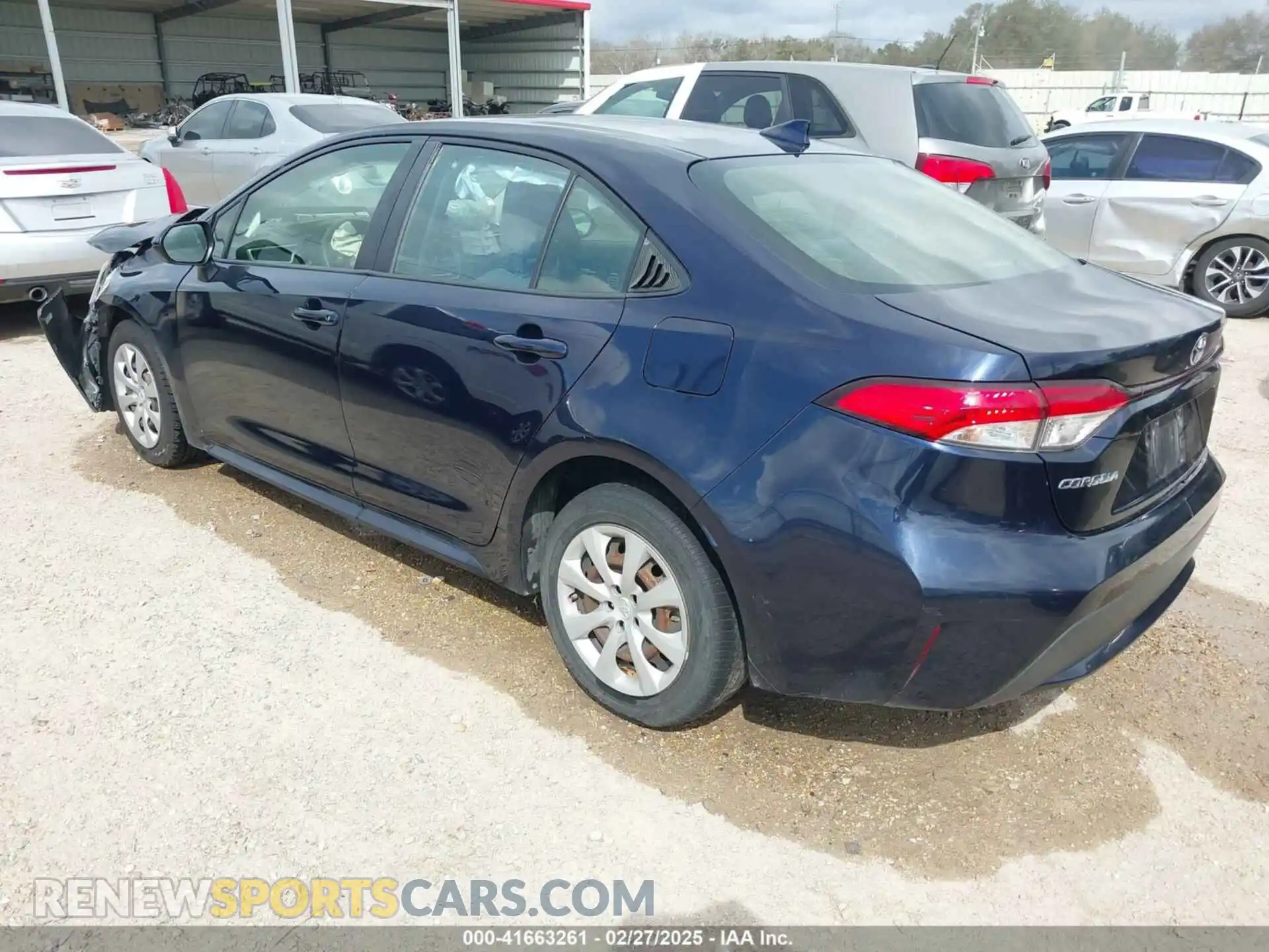 3 Photograph of a damaged car JTDEPRAEXLJ023333 TOYOTA COROLLA 2020