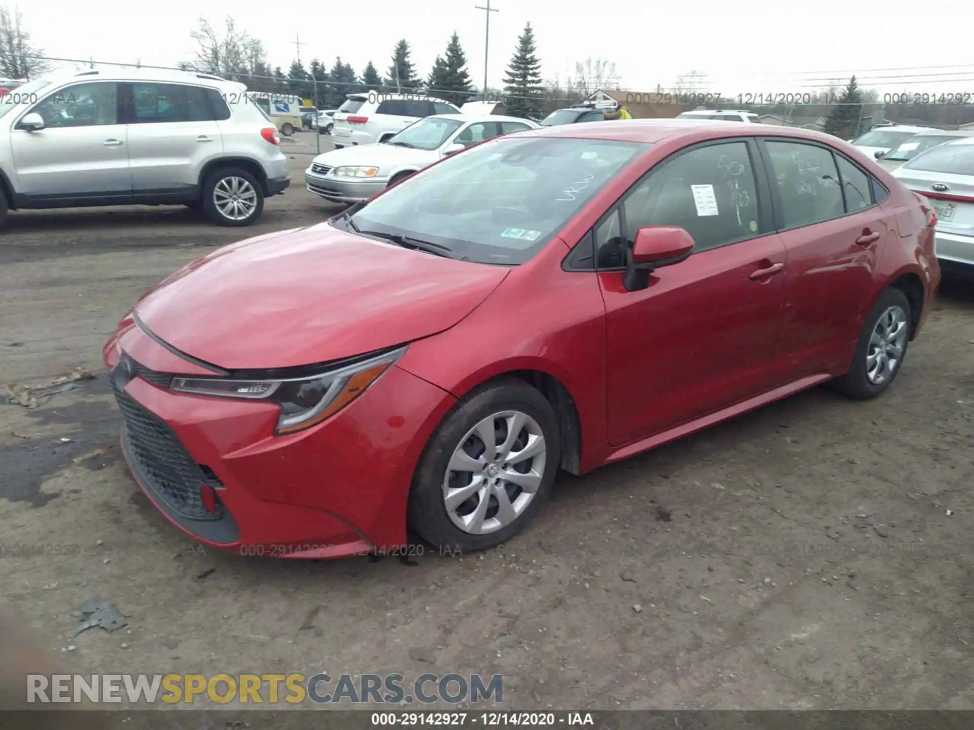 2 Photograph of a damaged car JTDEPRAEXLJ024174 TOYOTA COROLLA 2020