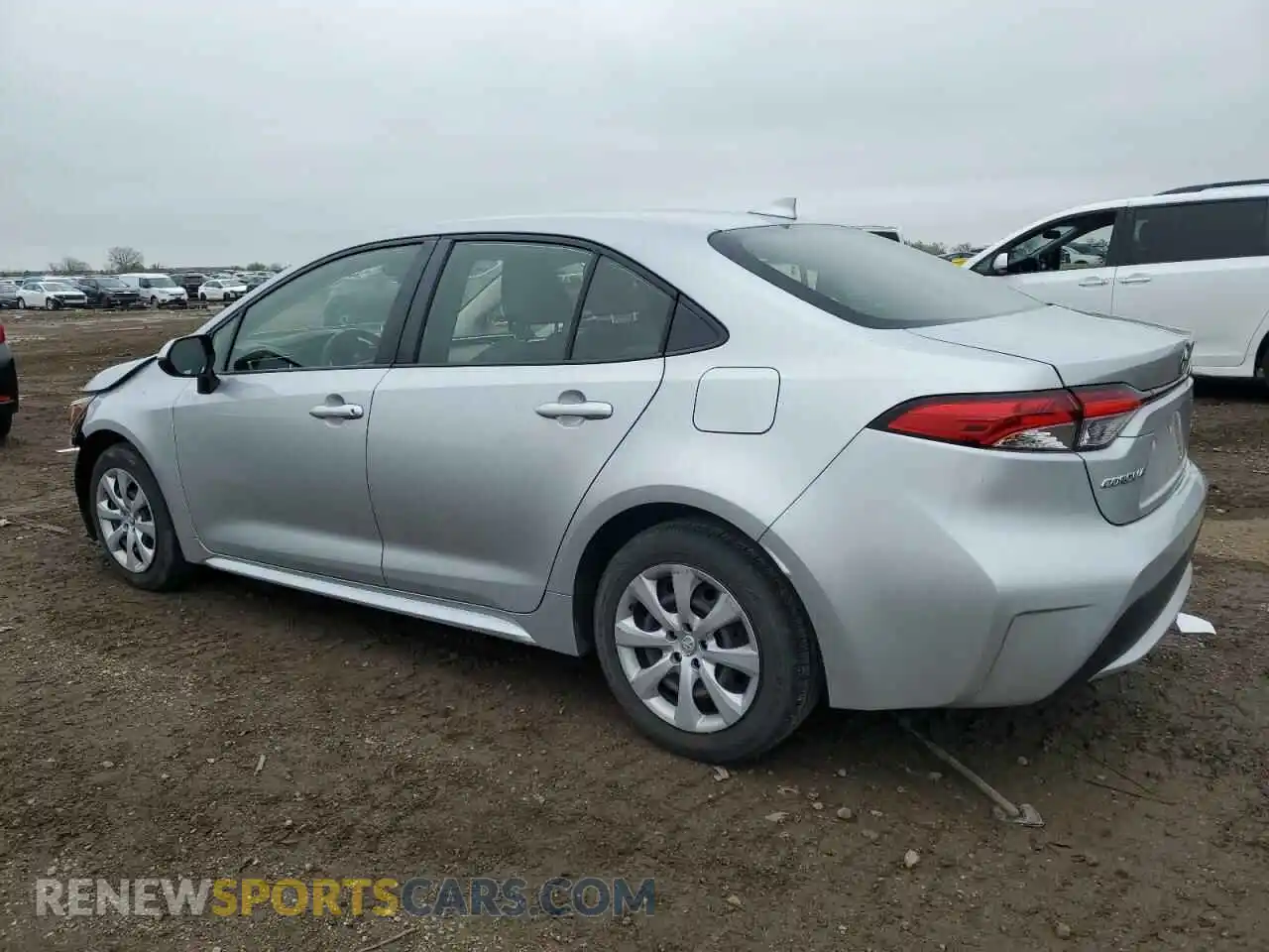 2 Photograph of a damaged car JTDEPRAEXLJ024546 TOYOTA COROLLA 2020