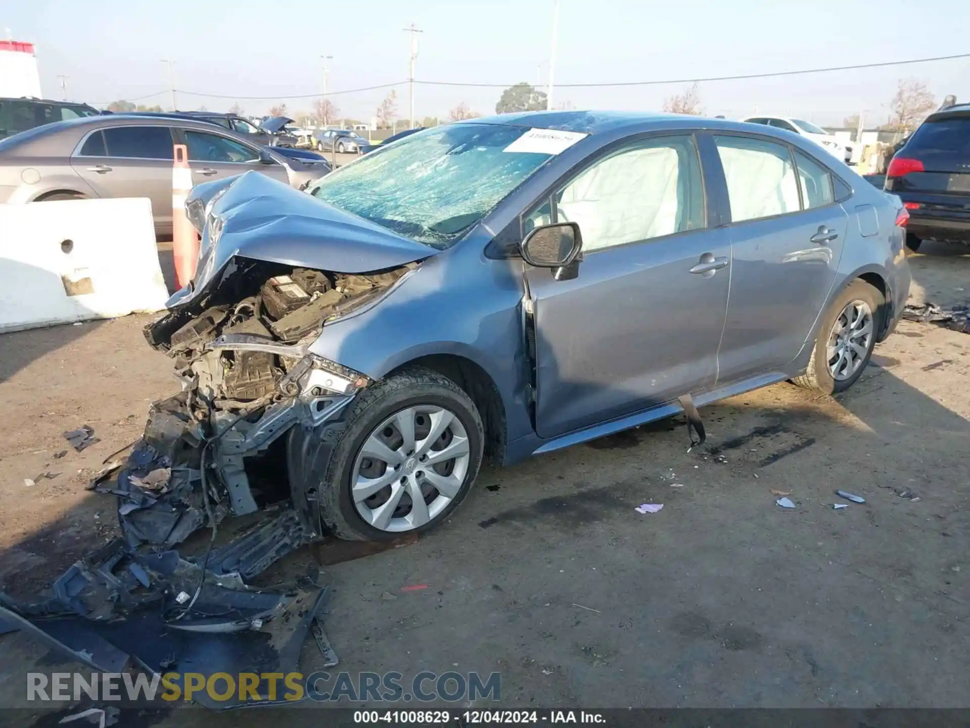 2 Photograph of a damaged car JTDEPRAEXLJ024644 TOYOTA COROLLA 2020