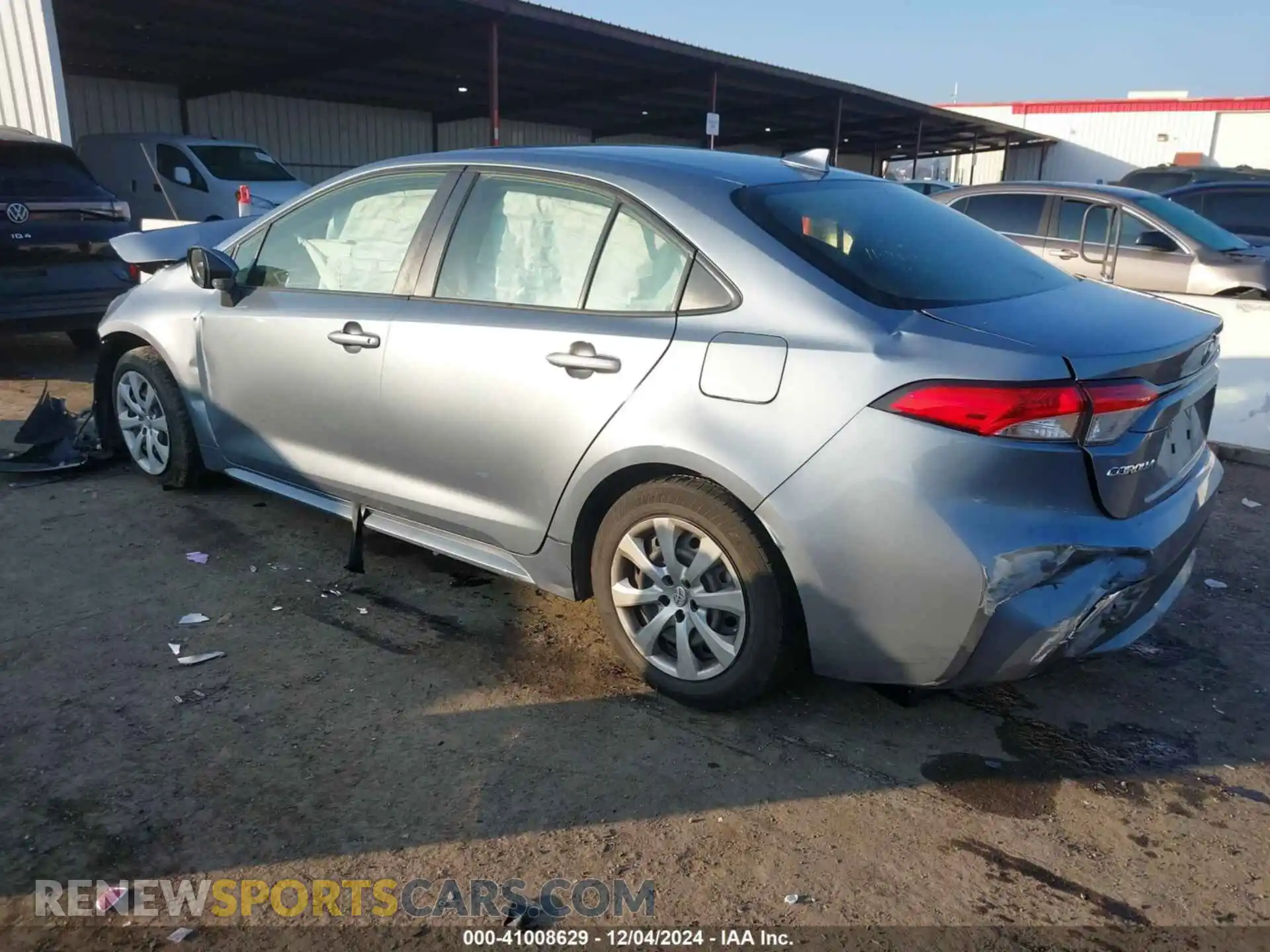 3 Photograph of a damaged car JTDEPRAEXLJ024644 TOYOTA COROLLA 2020