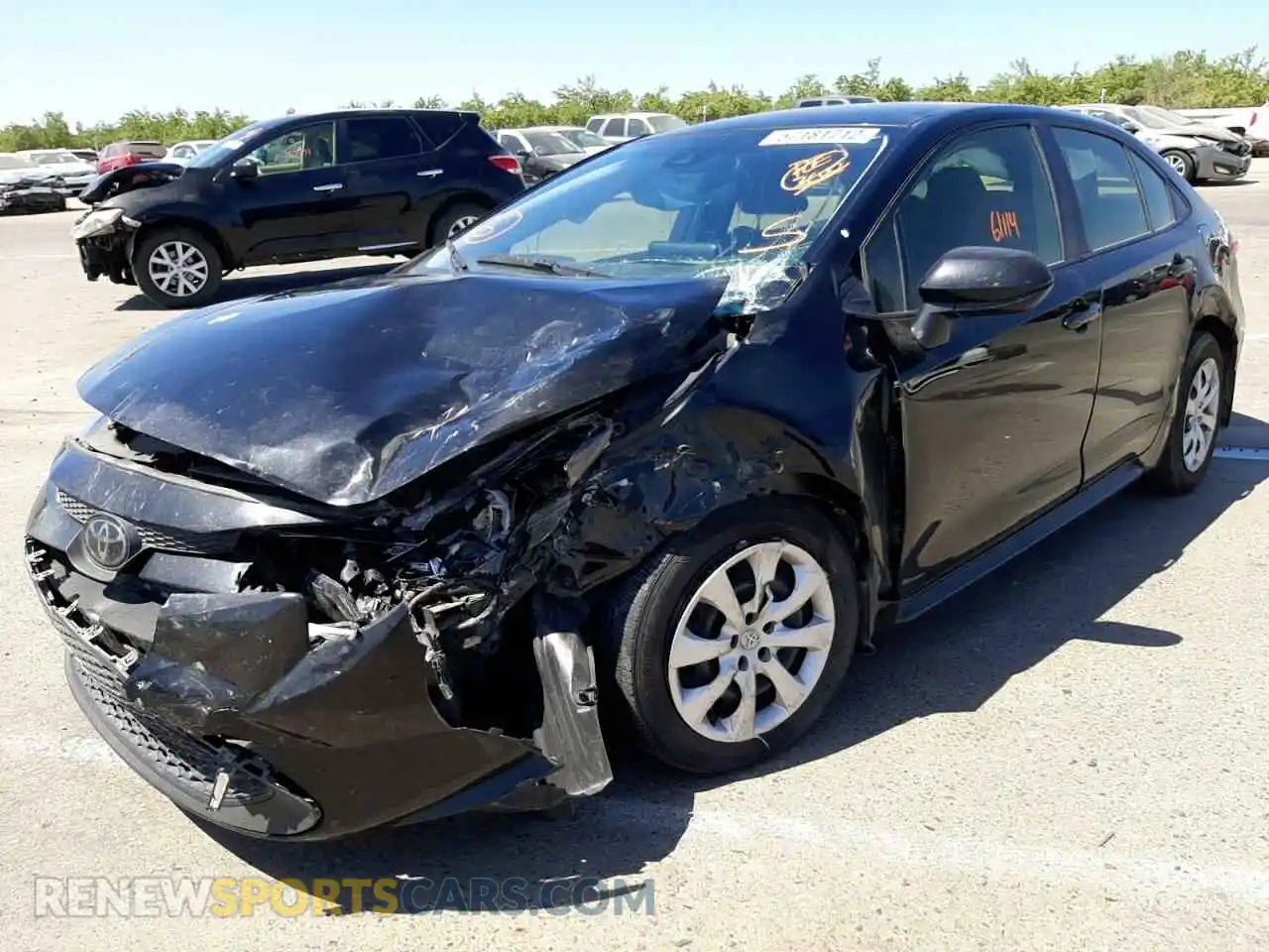 2 Photograph of a damaged car JTDEPRAEXLJ026099 TOYOTA COROLLA 2020