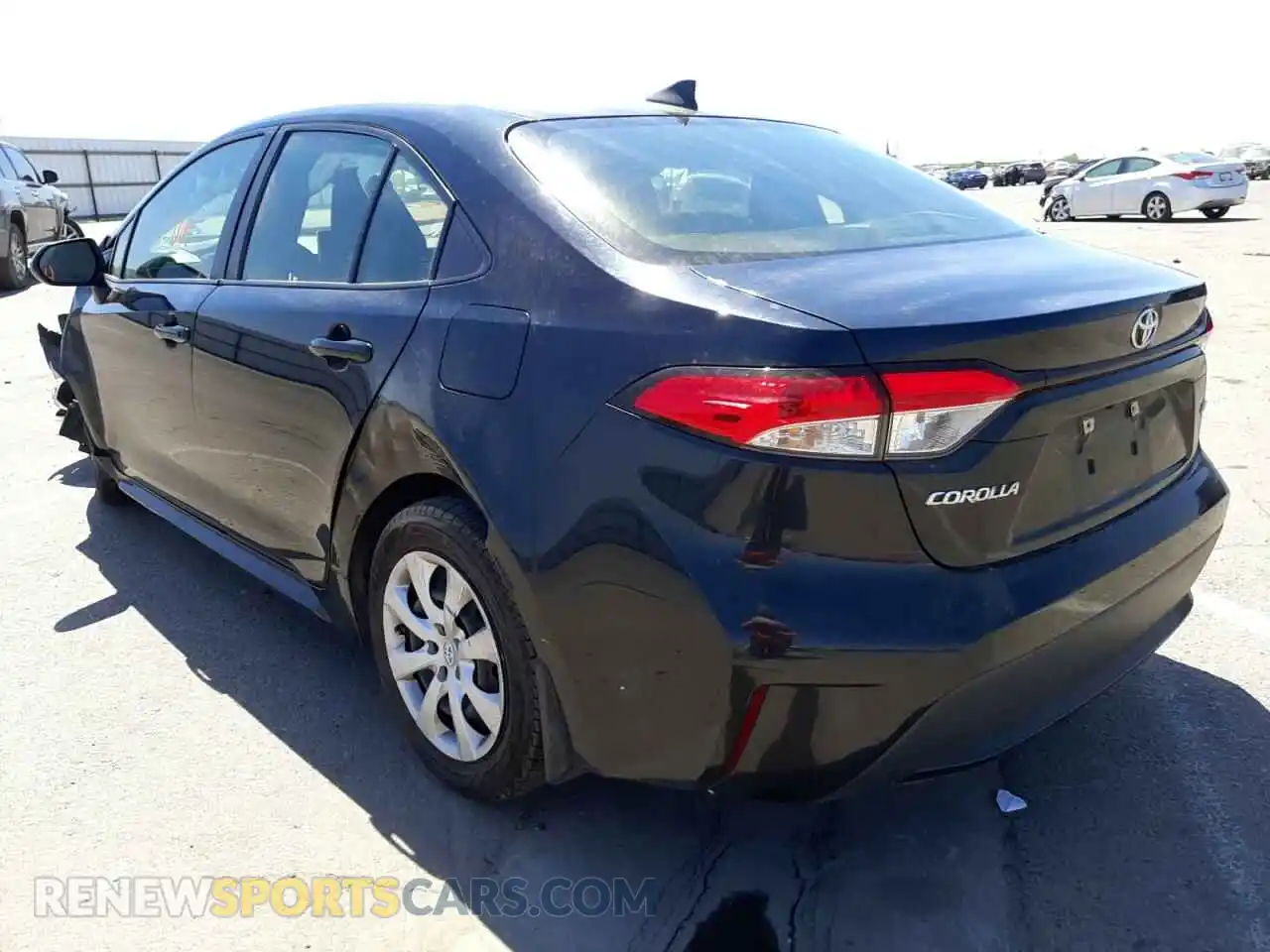 3 Photograph of a damaged car JTDEPRAEXLJ026099 TOYOTA COROLLA 2020