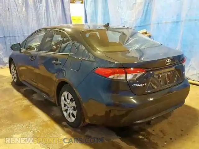 3 Photograph of a damaged car JTDEPRAEXLJ026295 TOYOTA COROLLA 2020