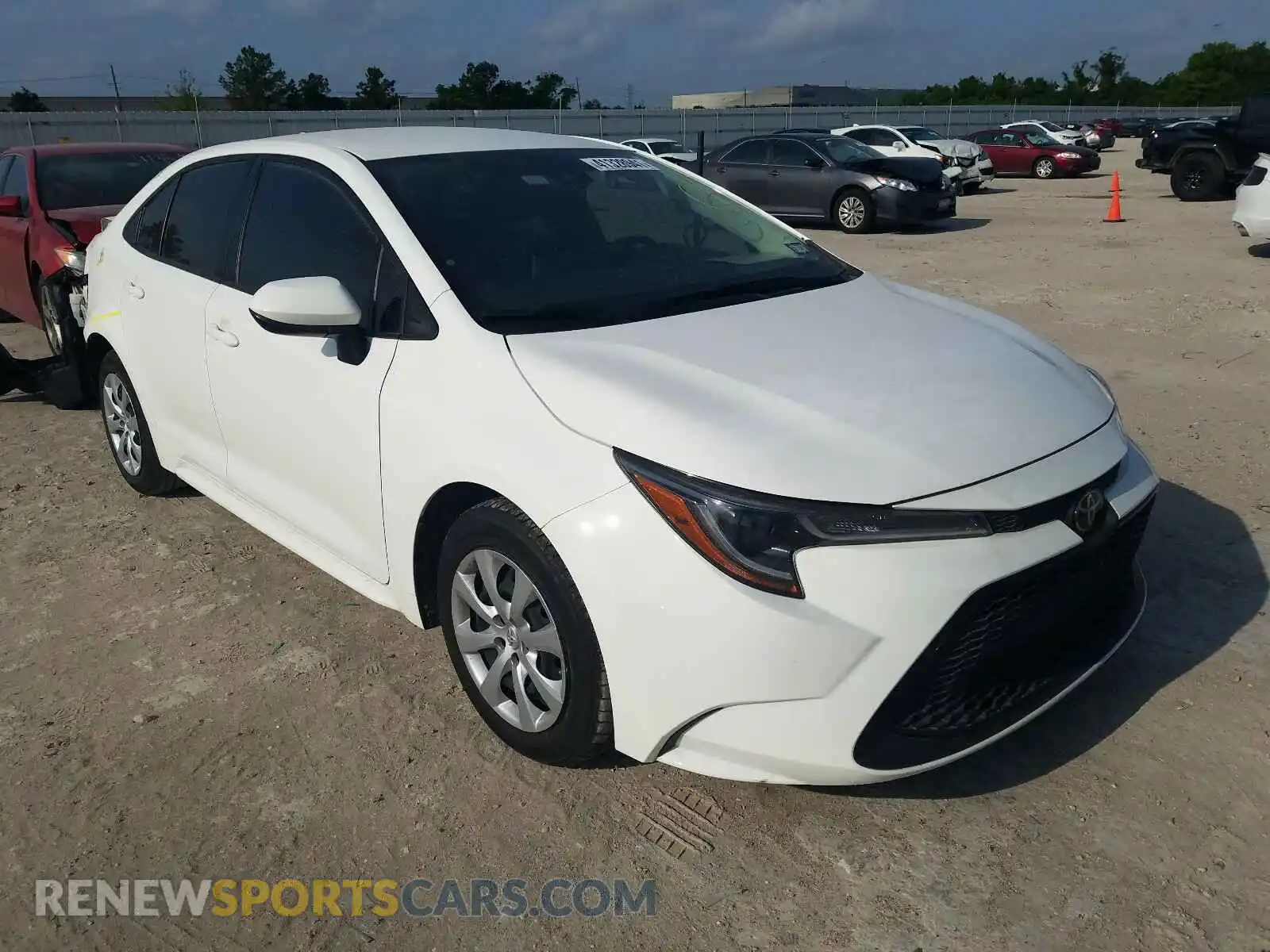 1 Photograph of a damaged car JTDEPRAEXLJ027026 TOYOTA COROLLA 2020