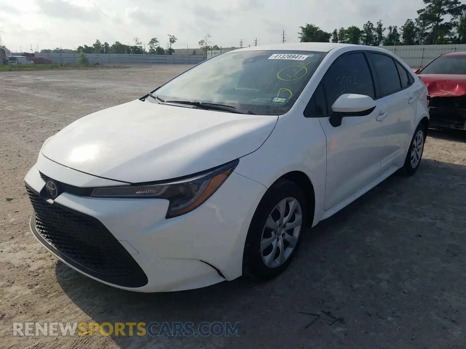 2 Photograph of a damaged car JTDEPRAEXLJ027026 TOYOTA COROLLA 2020