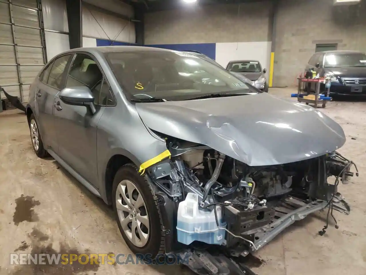 1 Photograph of a damaged car JTDEPRAEXLJ028161 TOYOTA COROLLA 2020