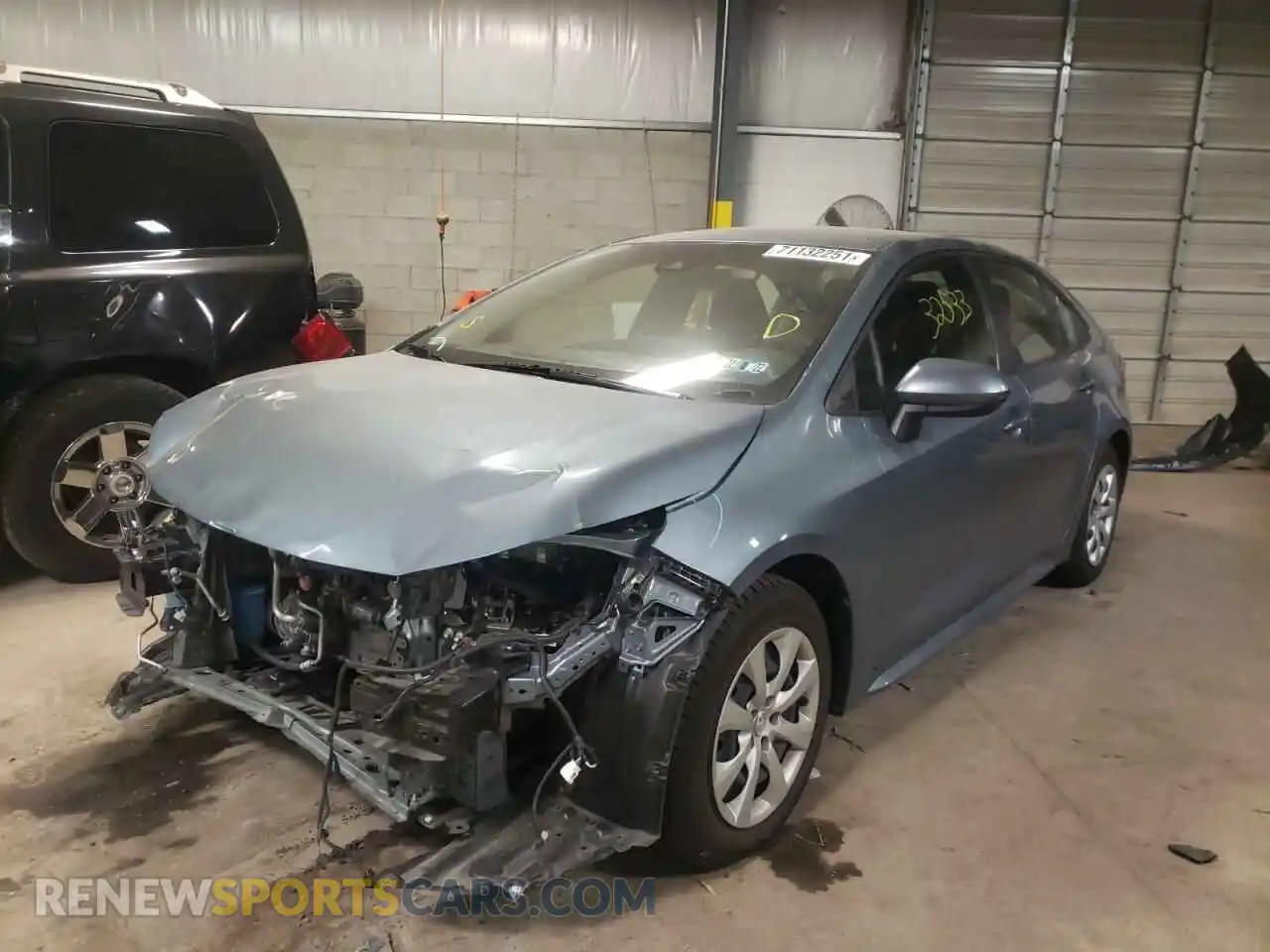 2 Photograph of a damaged car JTDEPRAEXLJ028161 TOYOTA COROLLA 2020