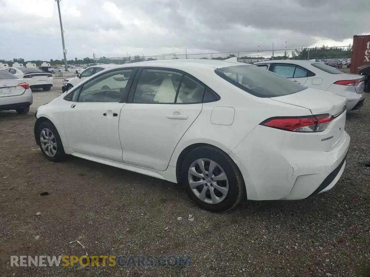 2 Photograph of a damaged car JTDEPRAEXLJ031853 TOYOTA COROLLA 2020