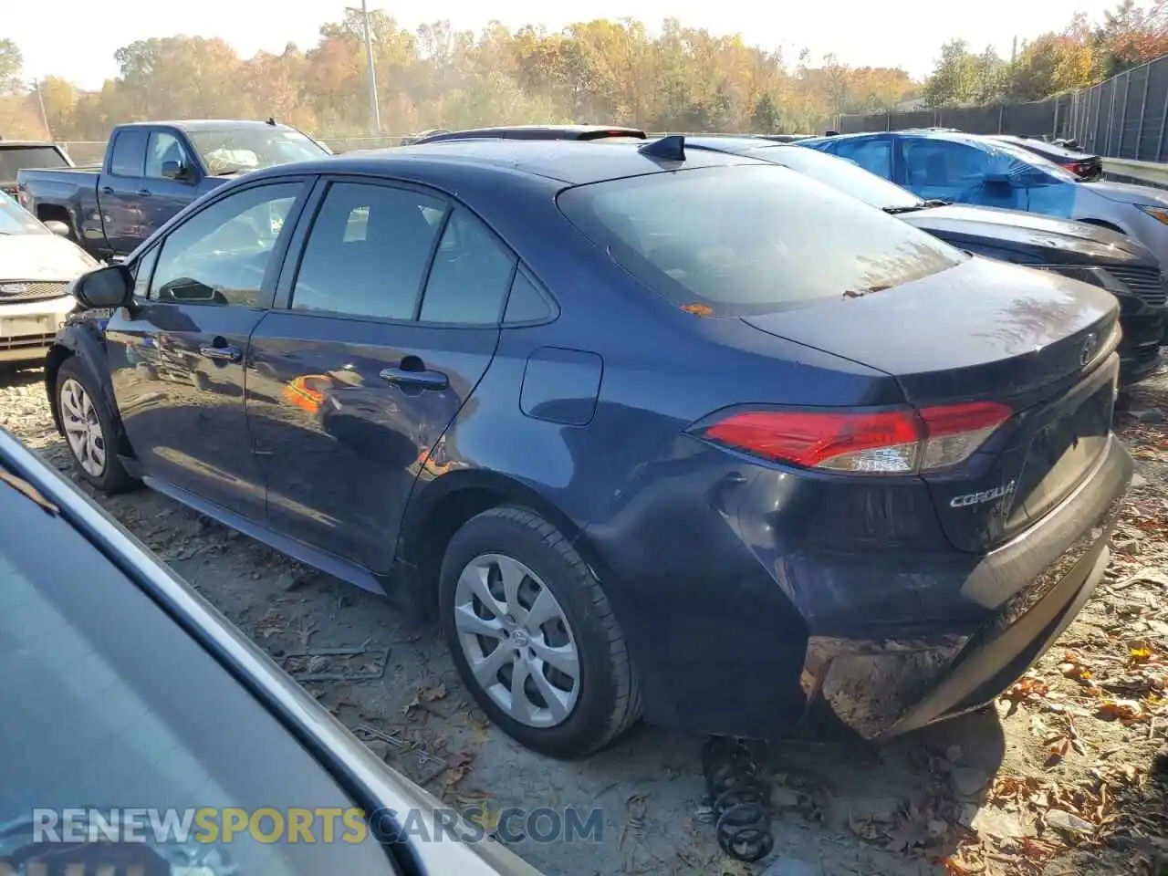2 Photograph of a damaged car JTDEPRAEXLJ033828 TOYOTA COROLLA 2020