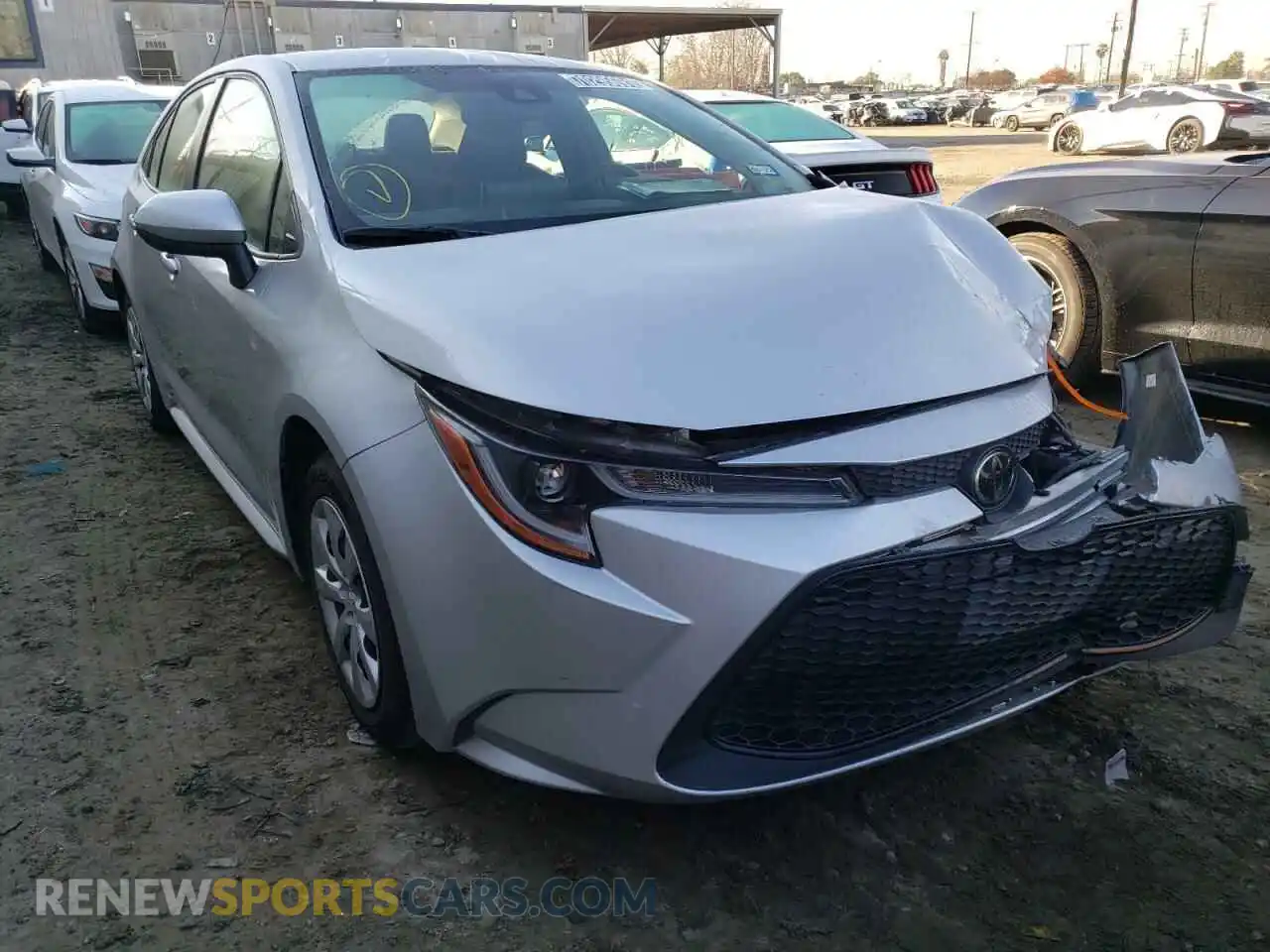 1 fotografías del automóvil dañado JTDEPRAEXLJ034719 TOYOTA COROLLA 2020