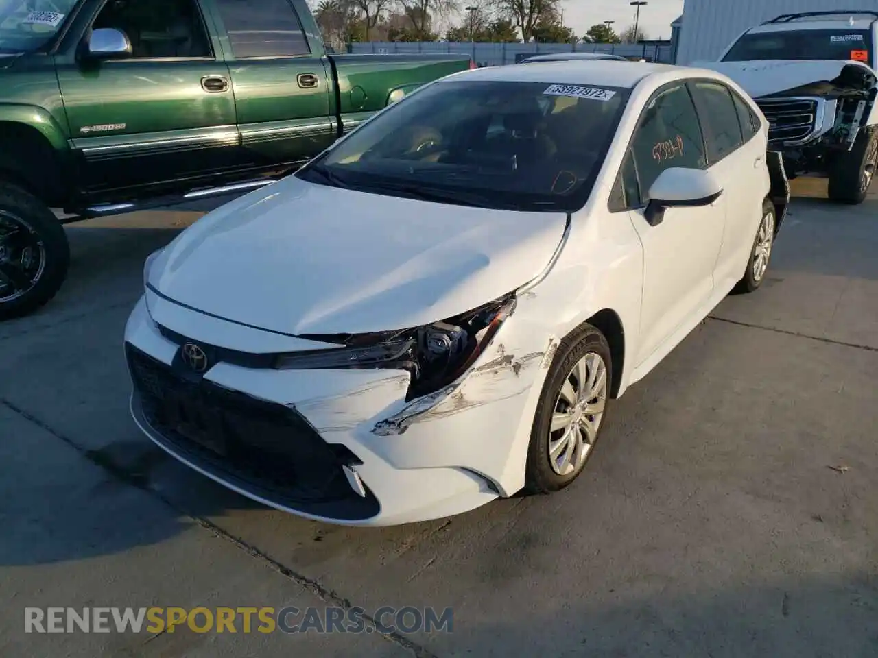 2 Photograph of a damaged car JTDEPRAEXLJ035482 TOYOTA COROLLA 2020