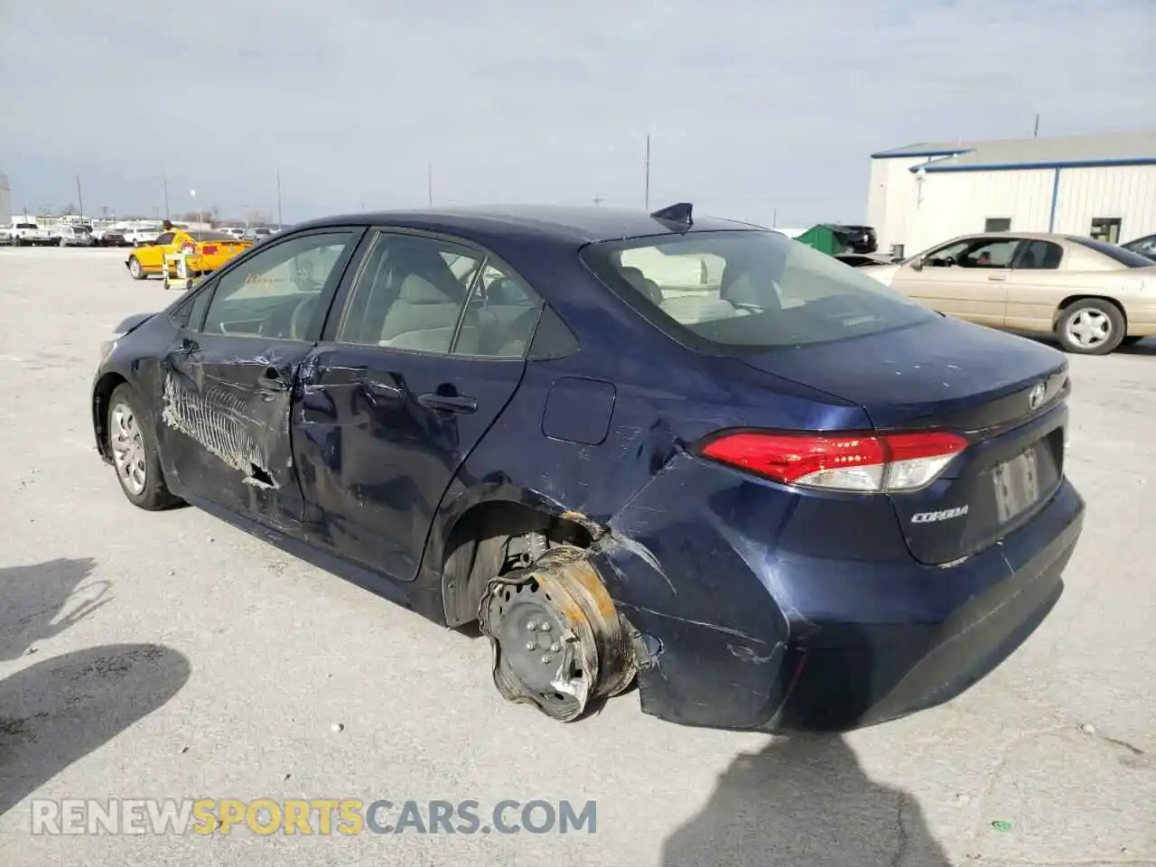 3 Photograph of a damaged car JTDEPRAEXLJ038835 TOYOTA COROLLA 2020