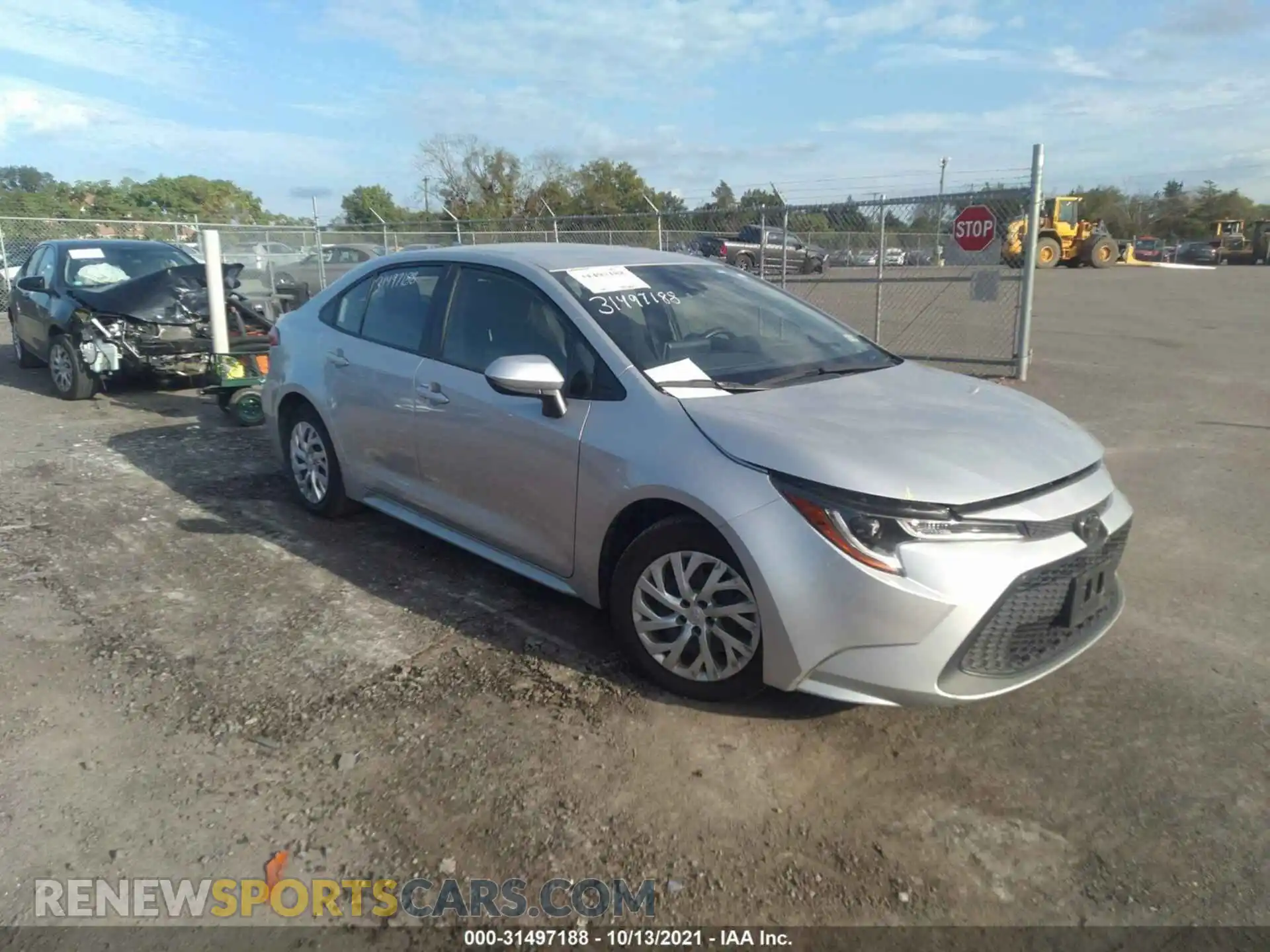 1 Photograph of a damaged car JTDEPRAEXLJ041167 TOYOTA COROLLA 2020