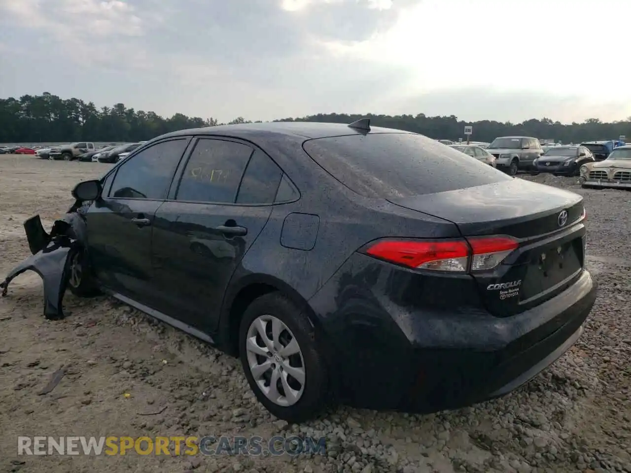 3 Photograph of a damaged car JTDEPRAEXLJ043744 TOYOTA COROLLA 2020