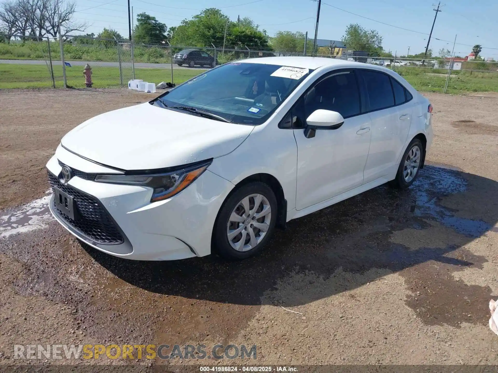 2 Photograph of a damaged car JTDEPRAEXLJ044523 TOYOTA COROLLA 2020