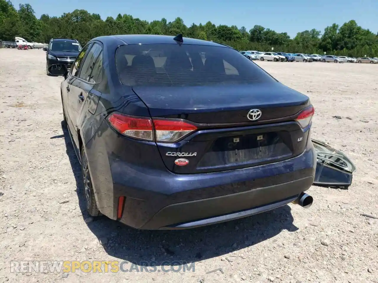 3 Photograph of a damaged car JTDEPRAEXLJ045249 TOYOTA COROLLA 2020