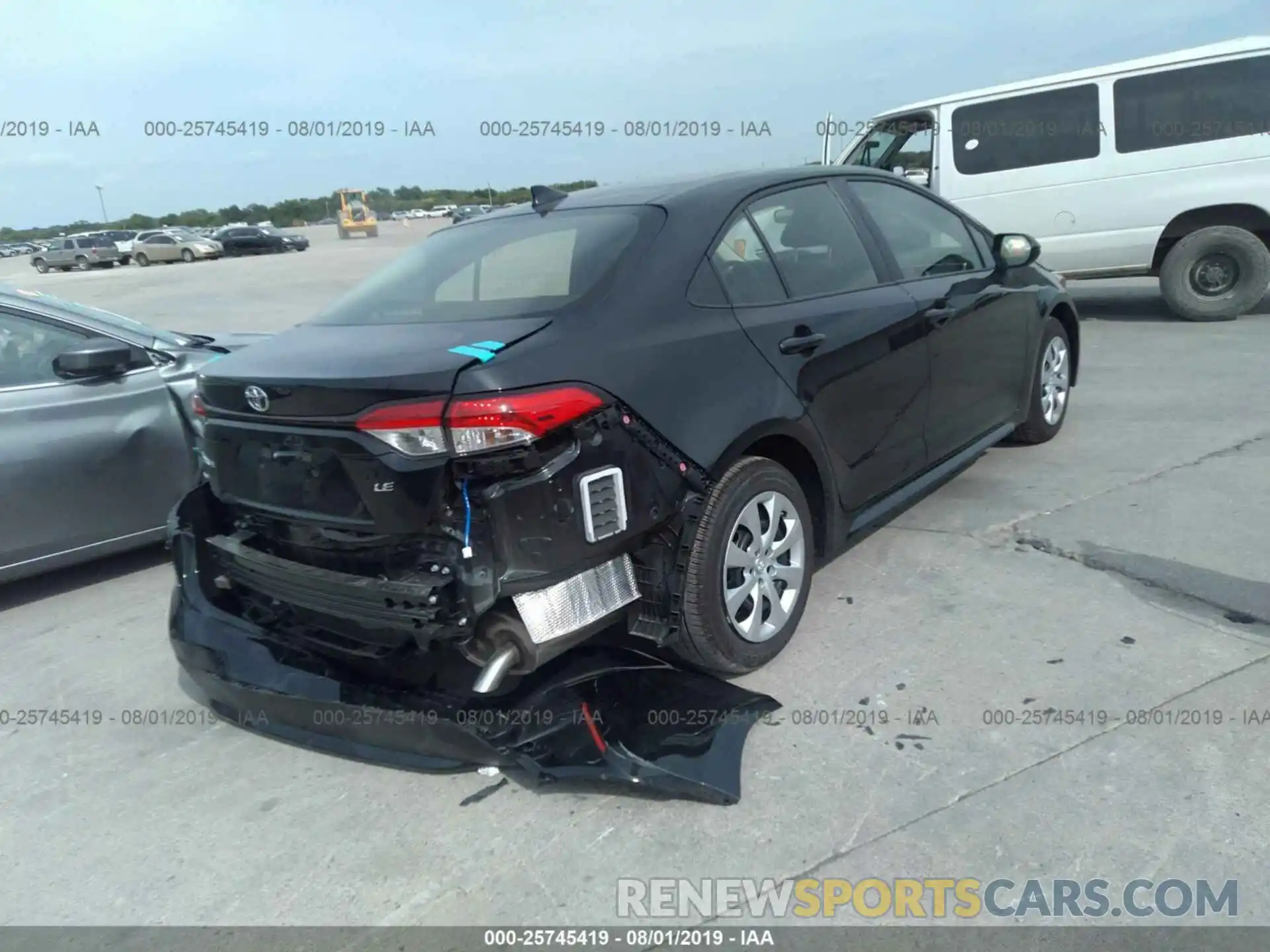 4 Photograph of a damaged car JTDEPRAEXLJ045722 TOYOTA COROLLA 2020
