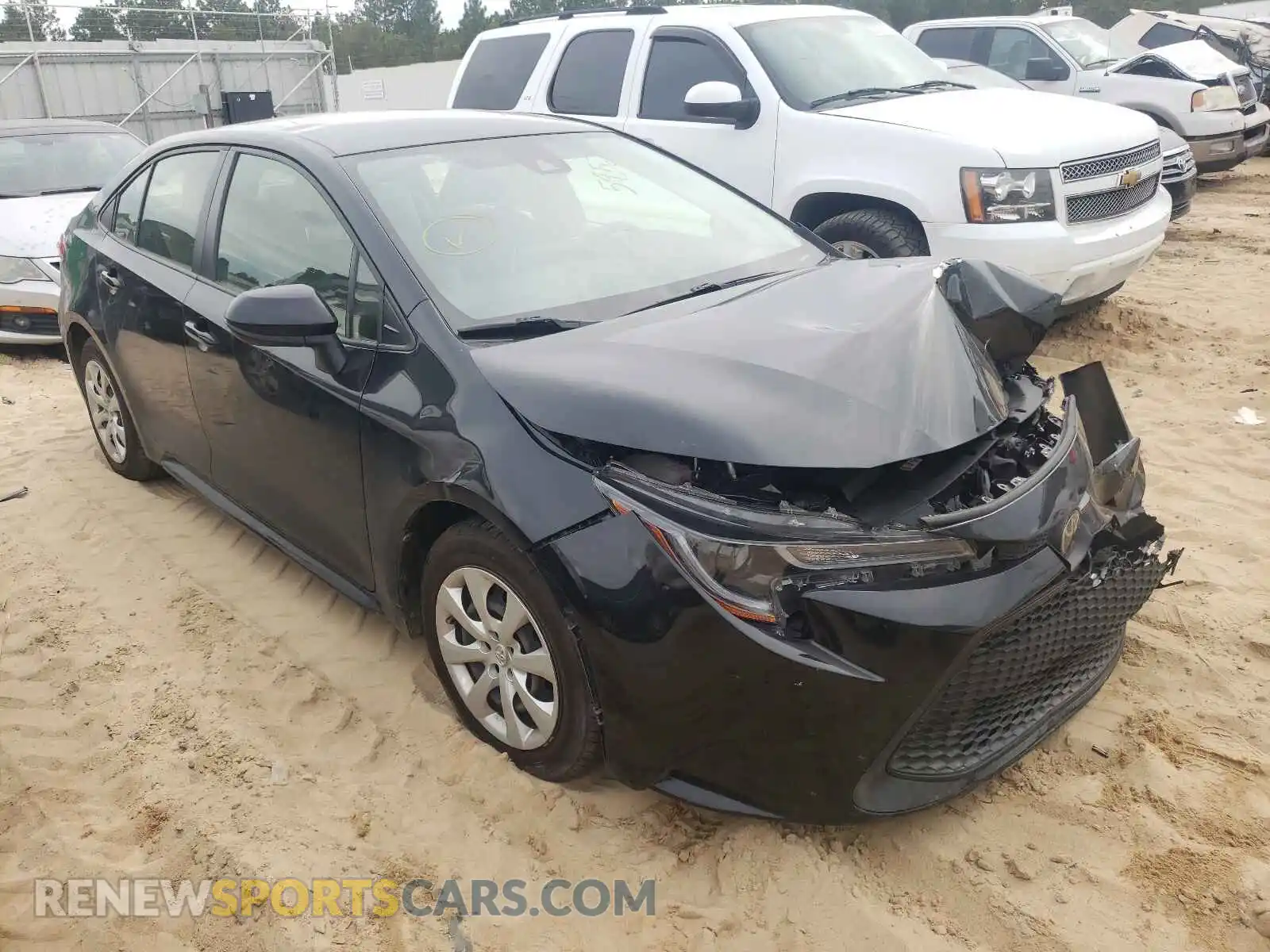1 Photograph of a damaged car JTDEPRAEXLJ048667 TOYOTA COROLLA 2020