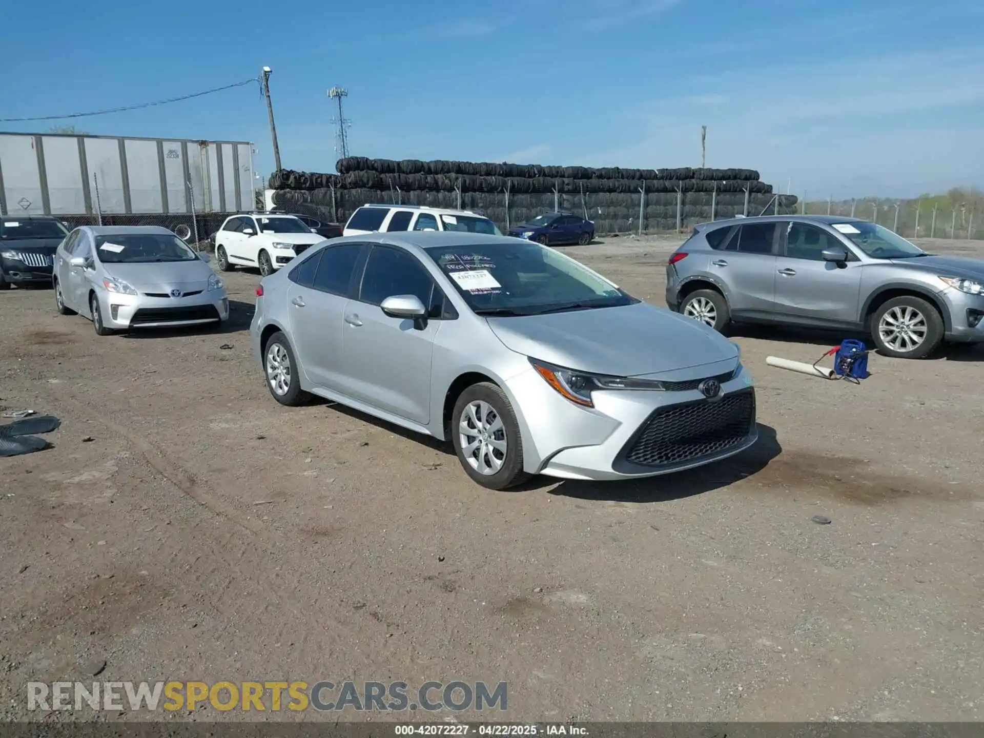 1 Photograph of a damaged car JTDEPRAEXLJ049852 TOYOTA COROLLA 2020