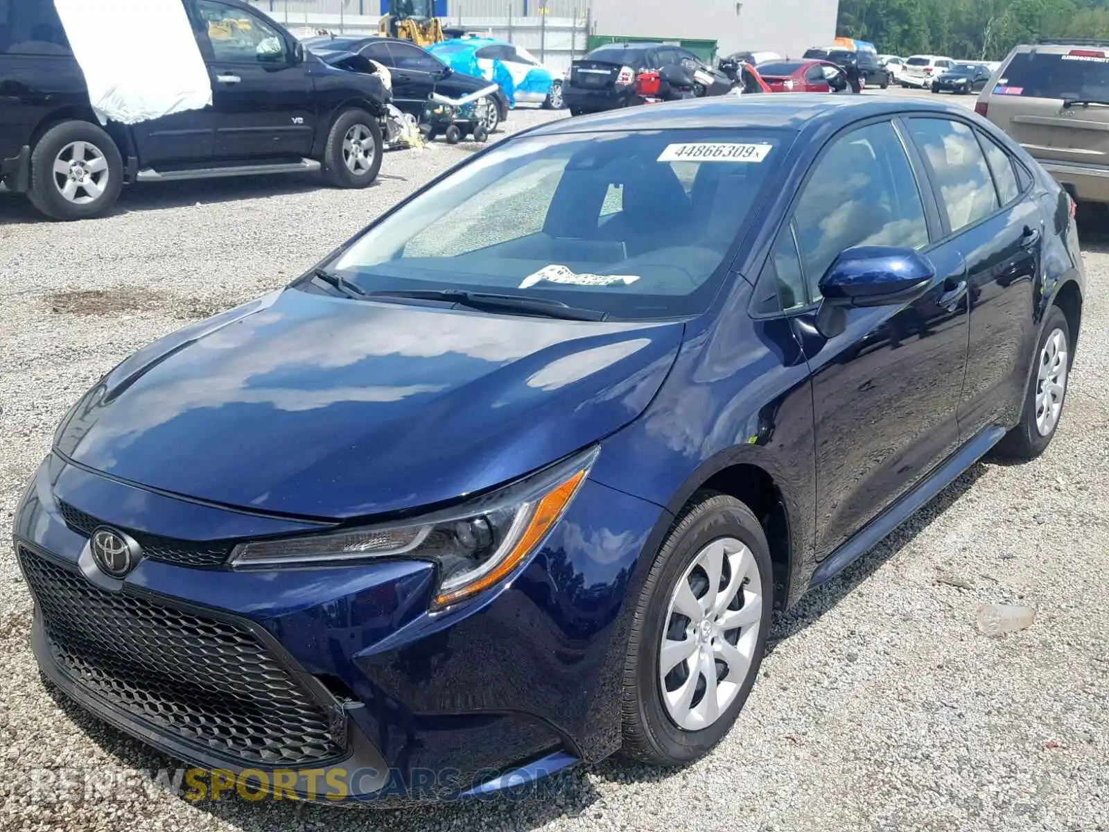 2 Photograph of a damaged car JTDEPRAEXLJ051083 TOYOTA COROLLA 2020