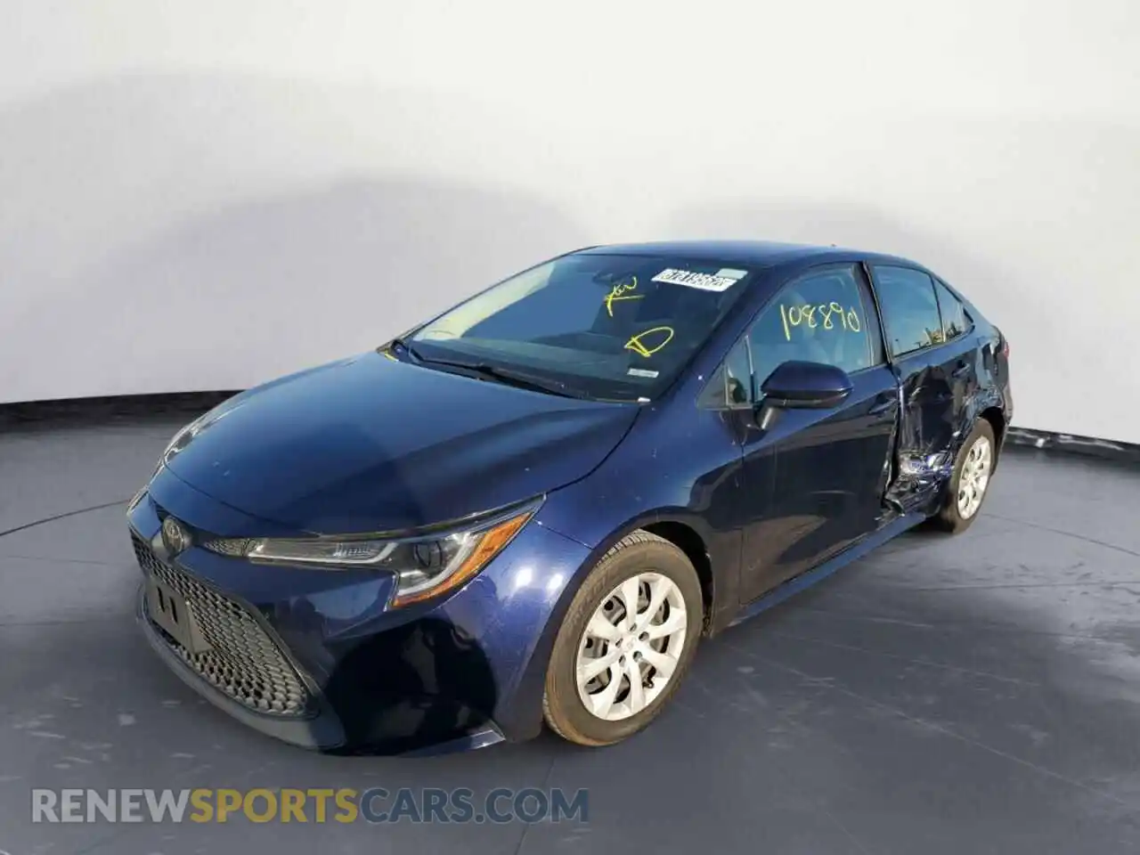 1 Photograph of a damaged car JTDEPRAEXLJ051214 TOYOTA COROLLA 2020