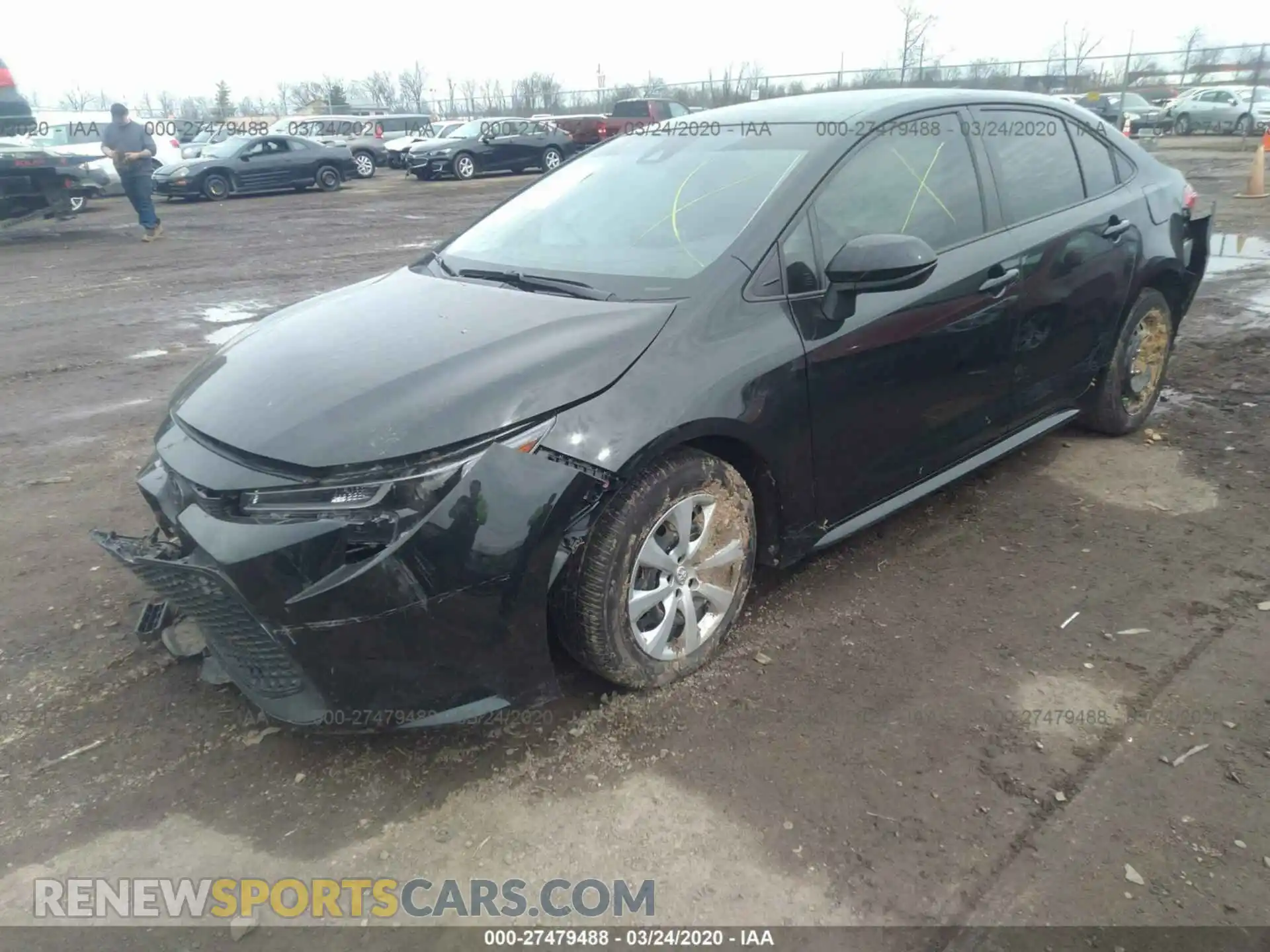 2 Photograph of a damaged car JTDEPRAEXLJ053304 TOYOTA COROLLA 2020