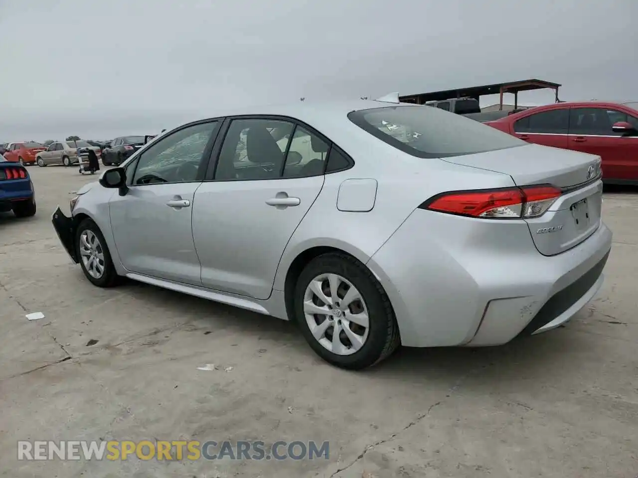2 Photograph of a damaged car JTDEPRAEXLJ055120 TOYOTA COROLLA 2020