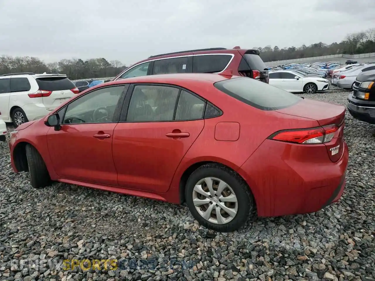 2 Photograph of a damaged car JTDEPRAEXLJ057417 TOYOTA COROLLA 2020