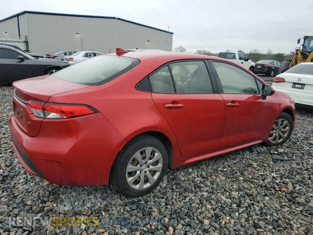 3 Photograph of a damaged car JTDEPRAEXLJ057417 TOYOTA COROLLA 2020