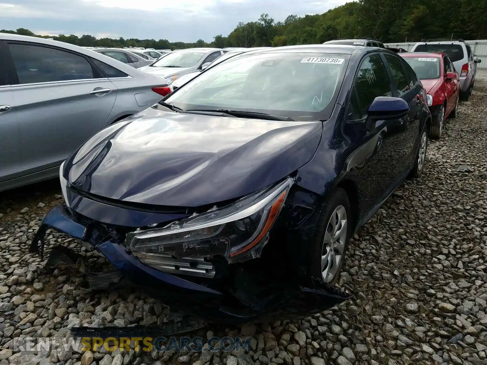 2 Photograph of a damaged car JTDEPRAEXLJ060298 TOYOTA COROLLA 2020