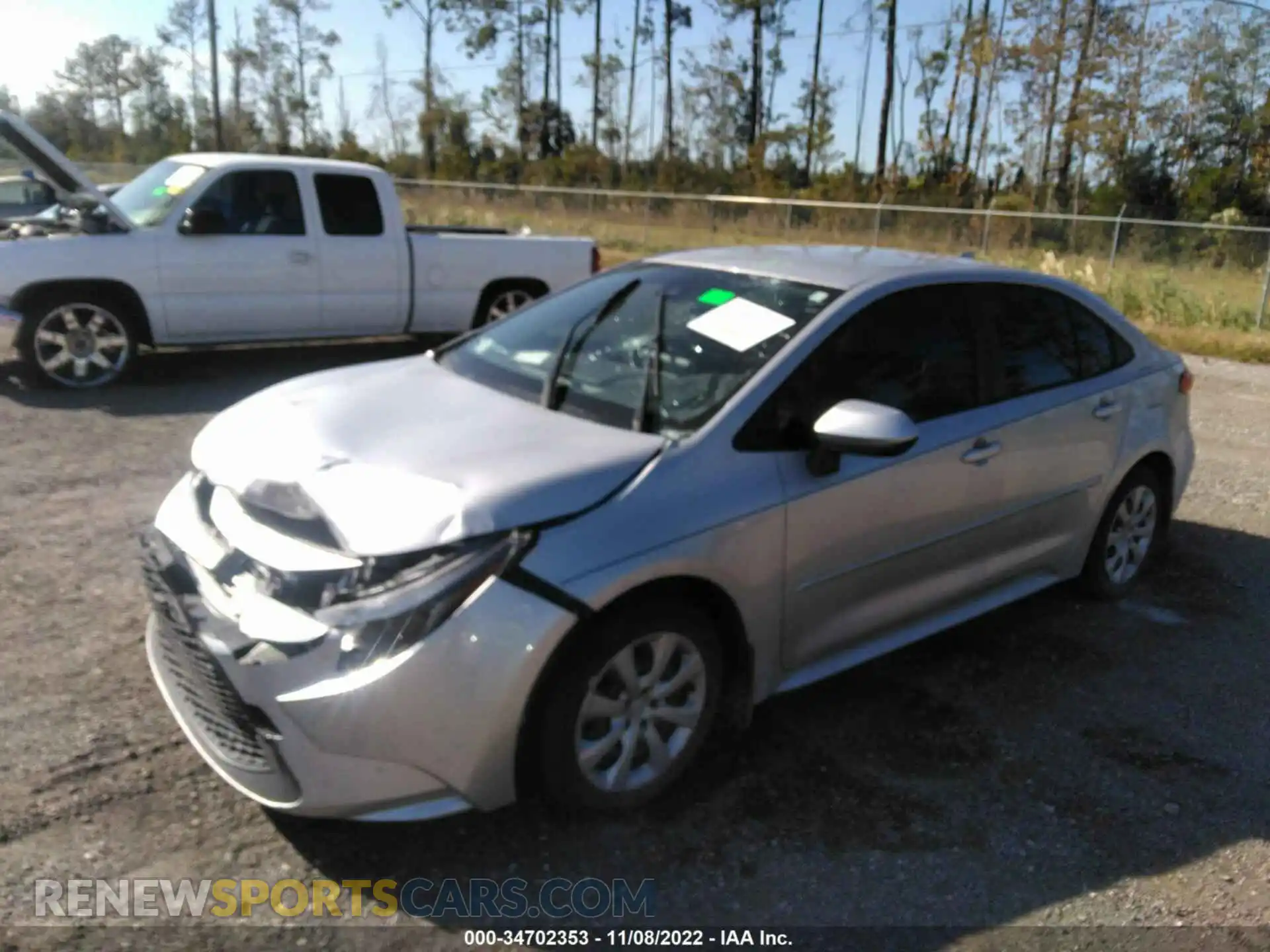 2 Photograph of a damaged car JTDEPRAEXLJ066473 TOYOTA COROLLA 2020