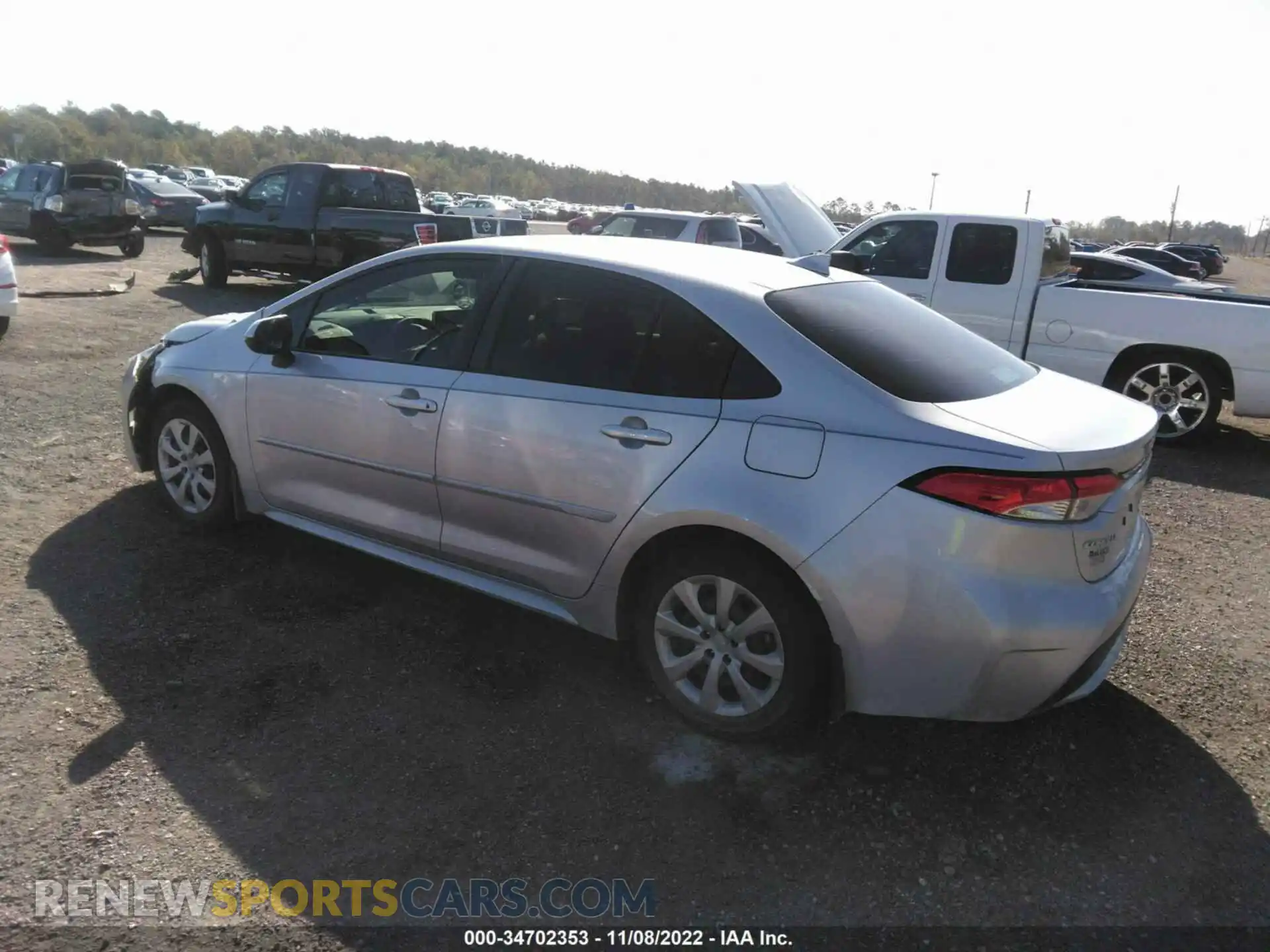 3 Photograph of a damaged car JTDEPRAEXLJ066473 TOYOTA COROLLA 2020