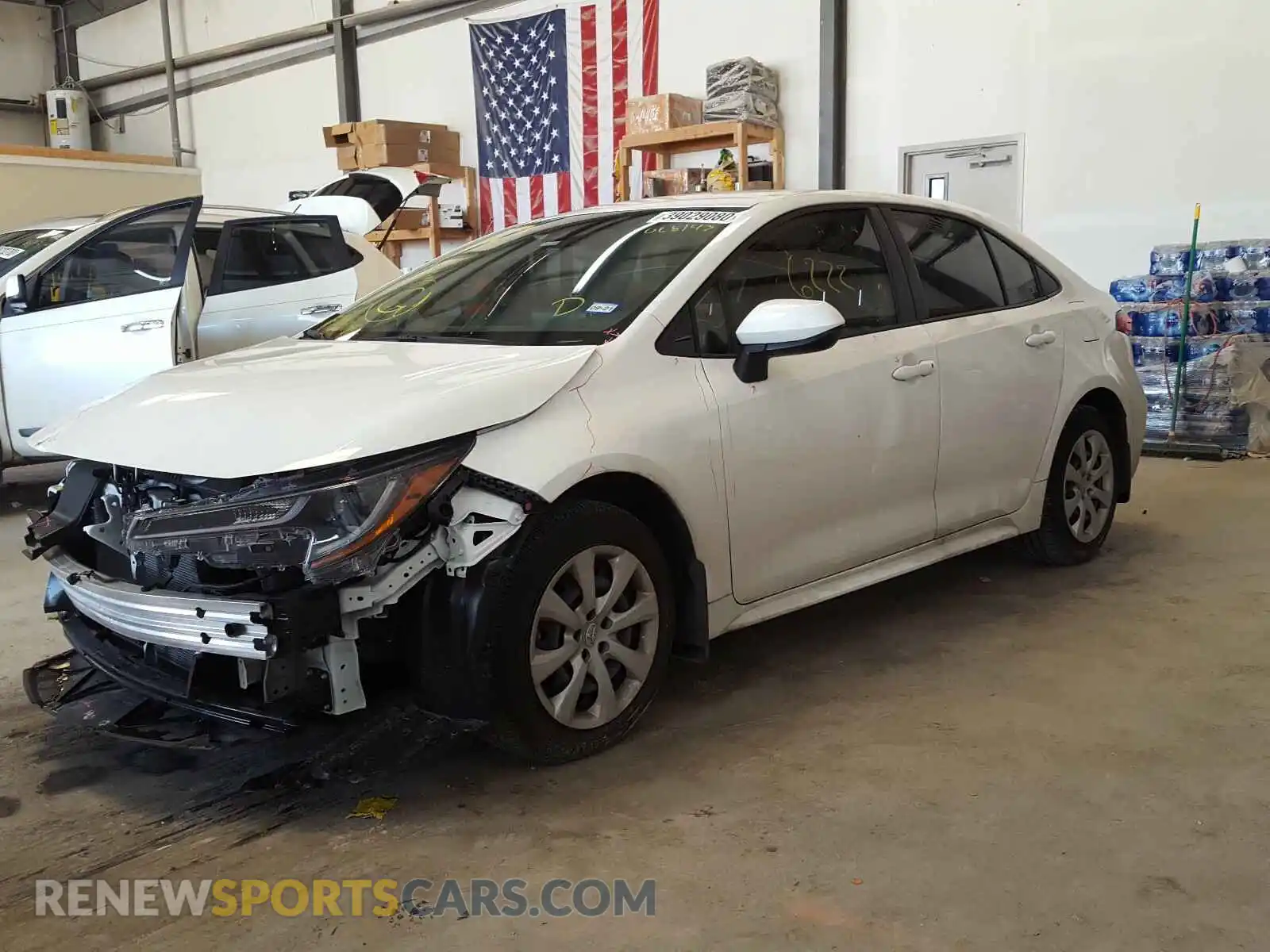 2 Photograph of a damaged car JTDEPRAEXLJ068143 TOYOTA COROLLA 2020