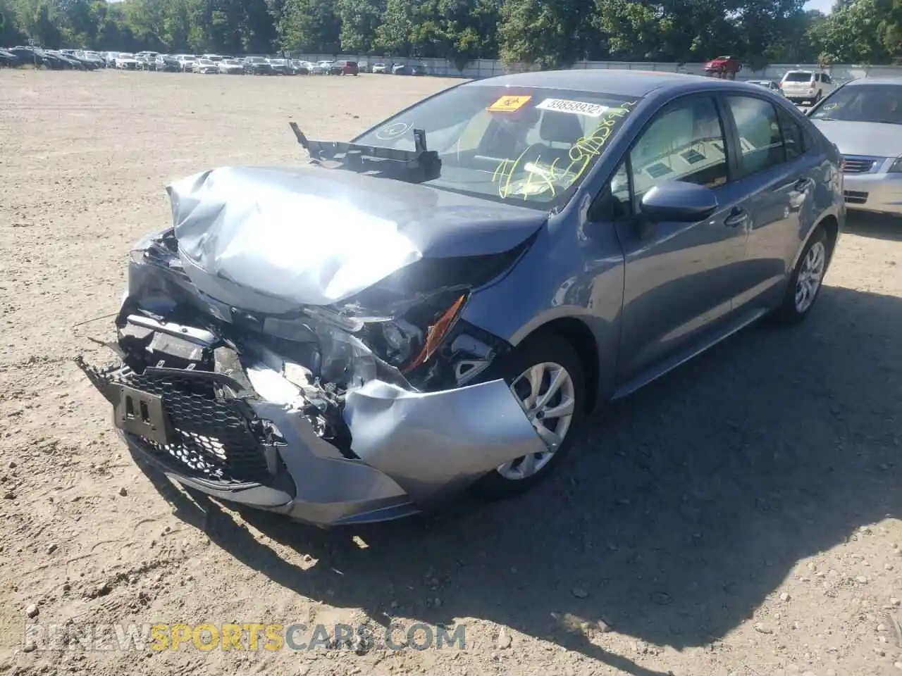2 Photograph of a damaged car JTDEPRAEXLJ068224 TOYOTA COROLLA 2020