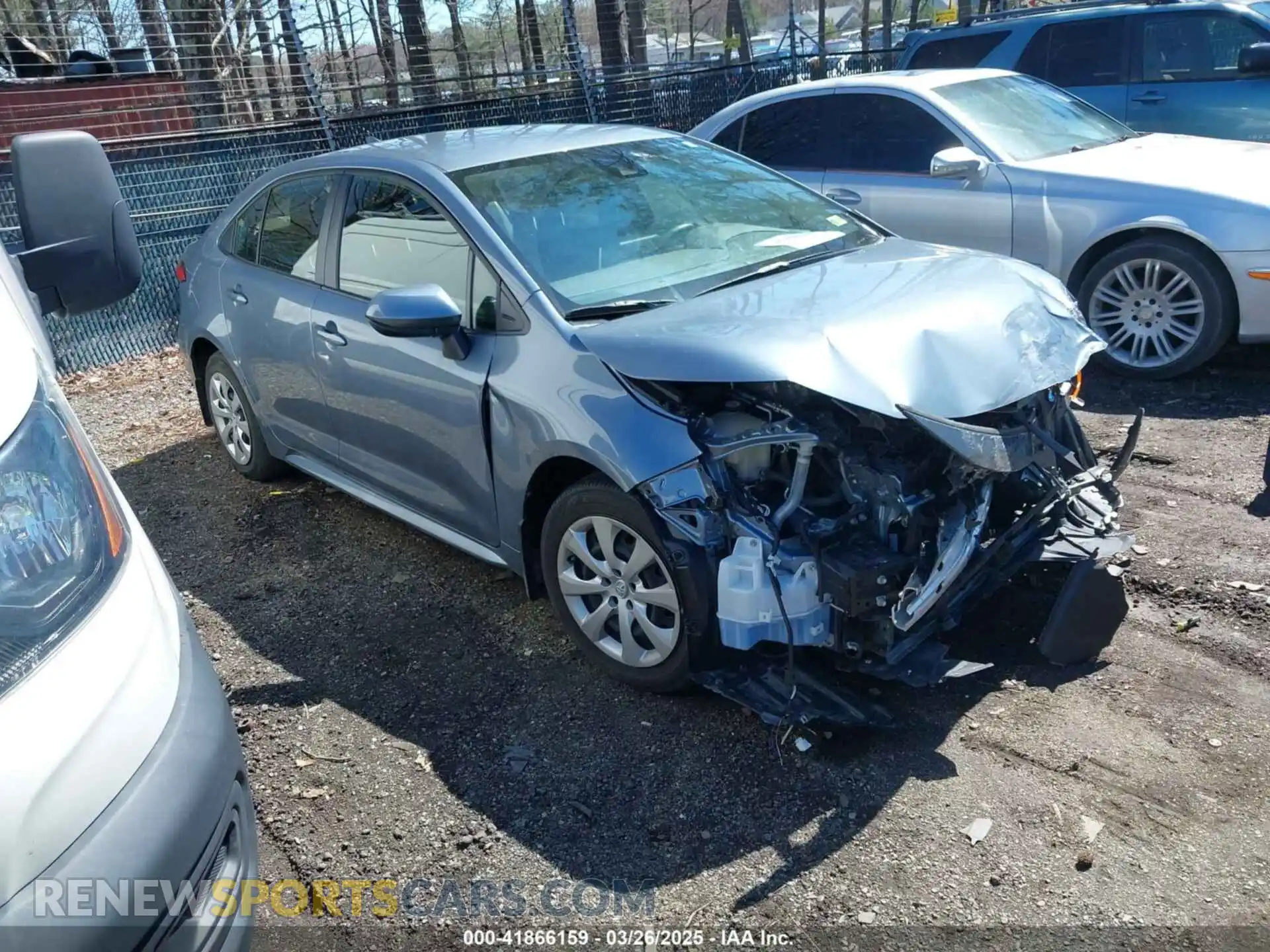 1 Photograph of a damaged car JTDEPRAEXLJ068272 TOYOTA COROLLA 2020