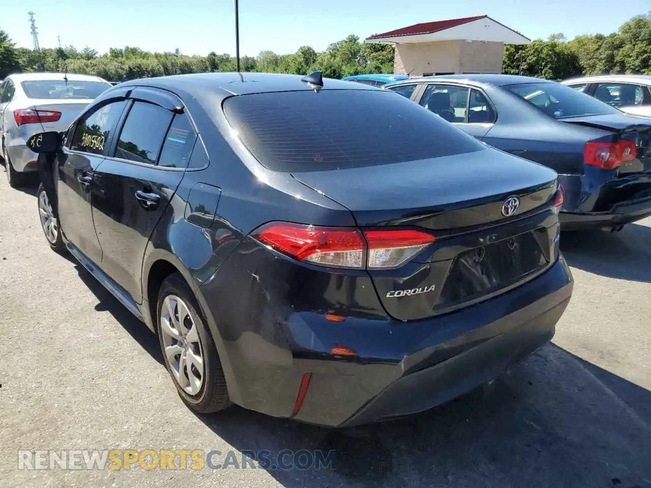 3 Photograph of a damaged car JTDEPRAEXLJ069115 TOYOTA COROLLA 2020