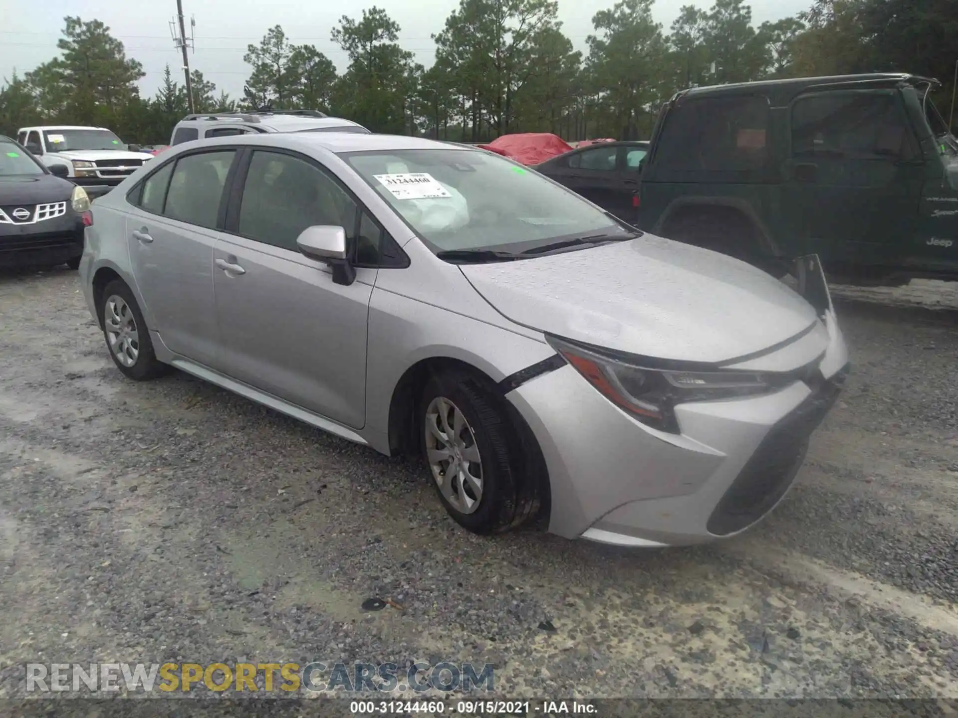 1 Photograph of a damaged car JTDEPRAEXLJ070202 TOYOTA COROLLA 2020